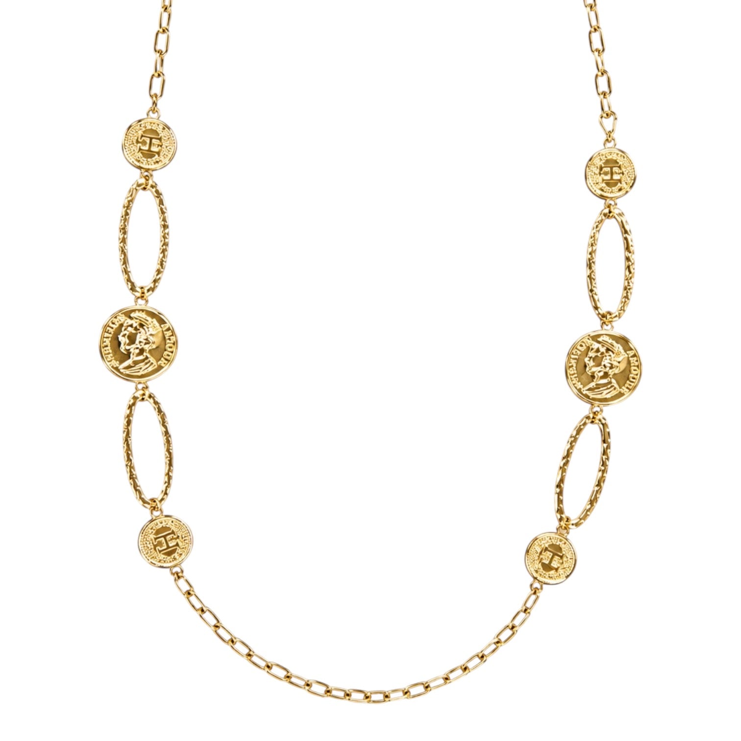 Coin capper lange ketting
