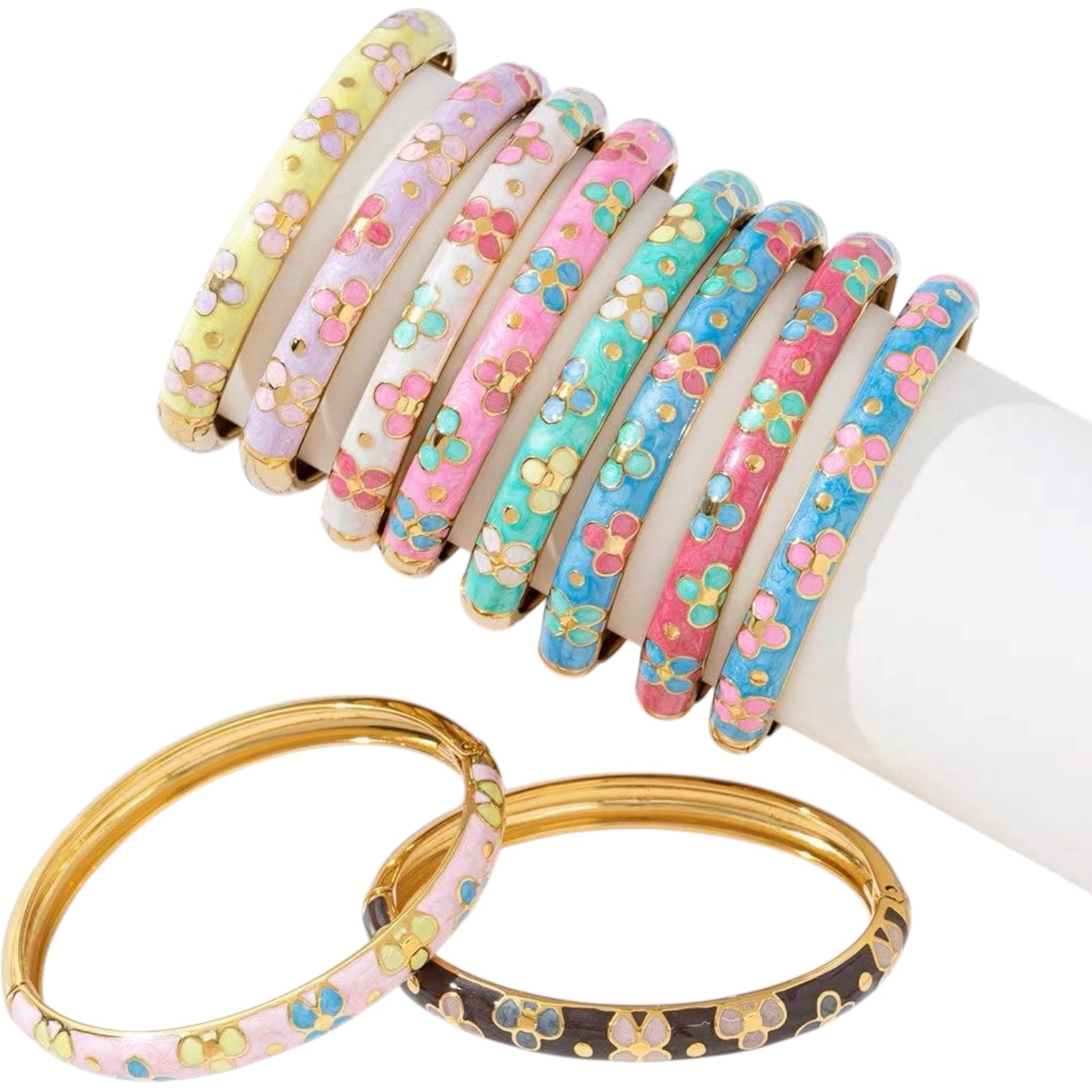 Happy Flowers bangle