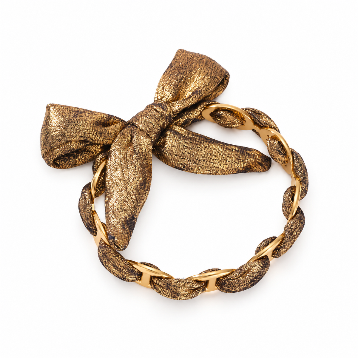 Shine goud bandana bangle