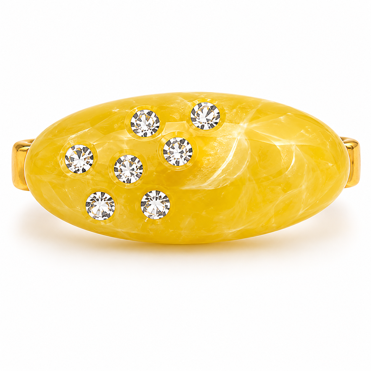 Strassy ovaler Ring Butter