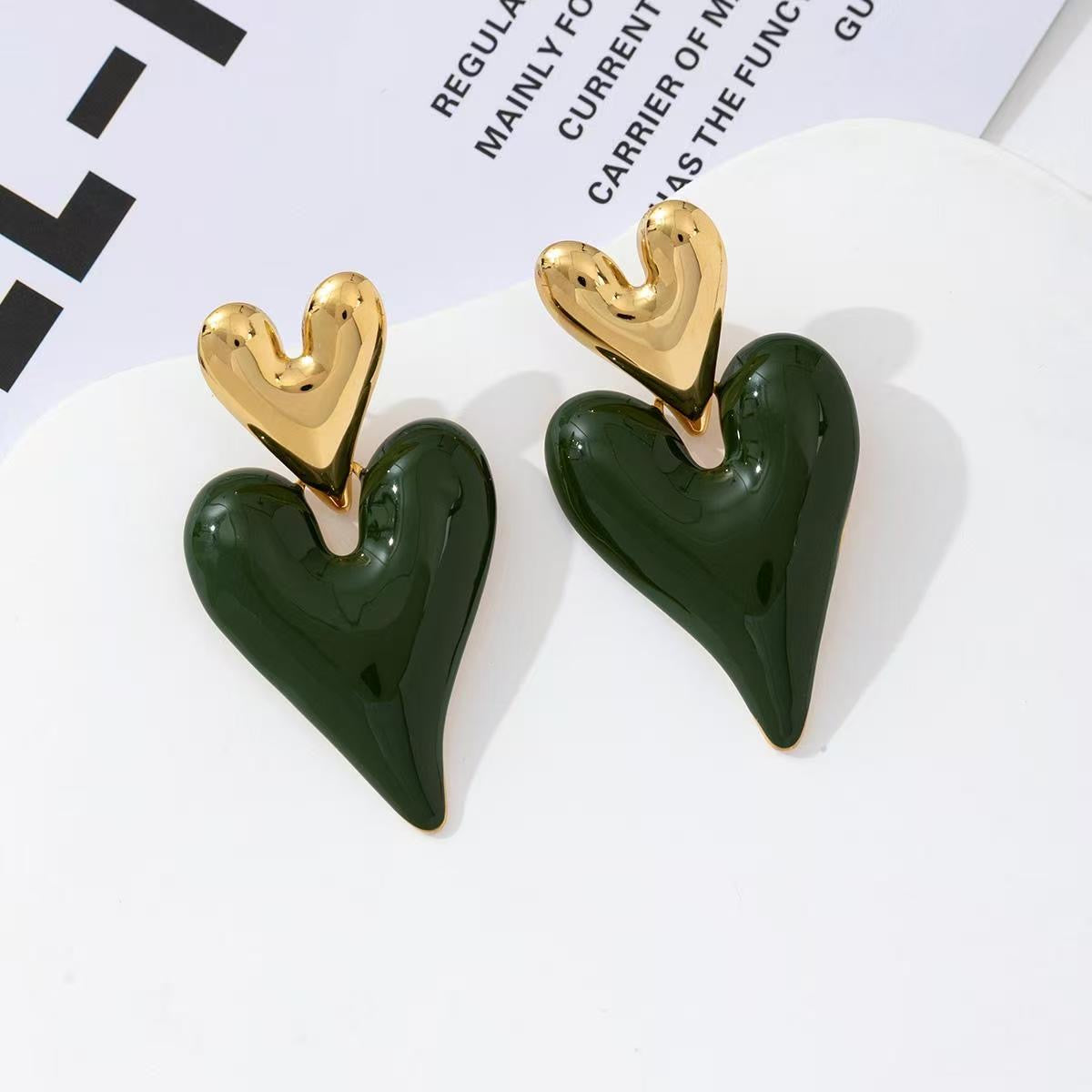Happy Hearts statement earrings