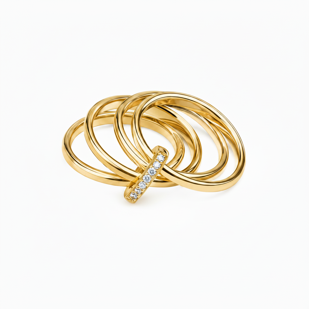 Alle gouden ringen – vierkant