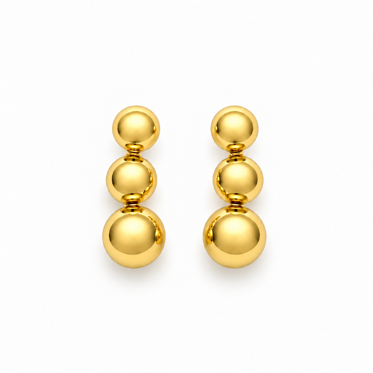 Oorbellen drie bolletjes