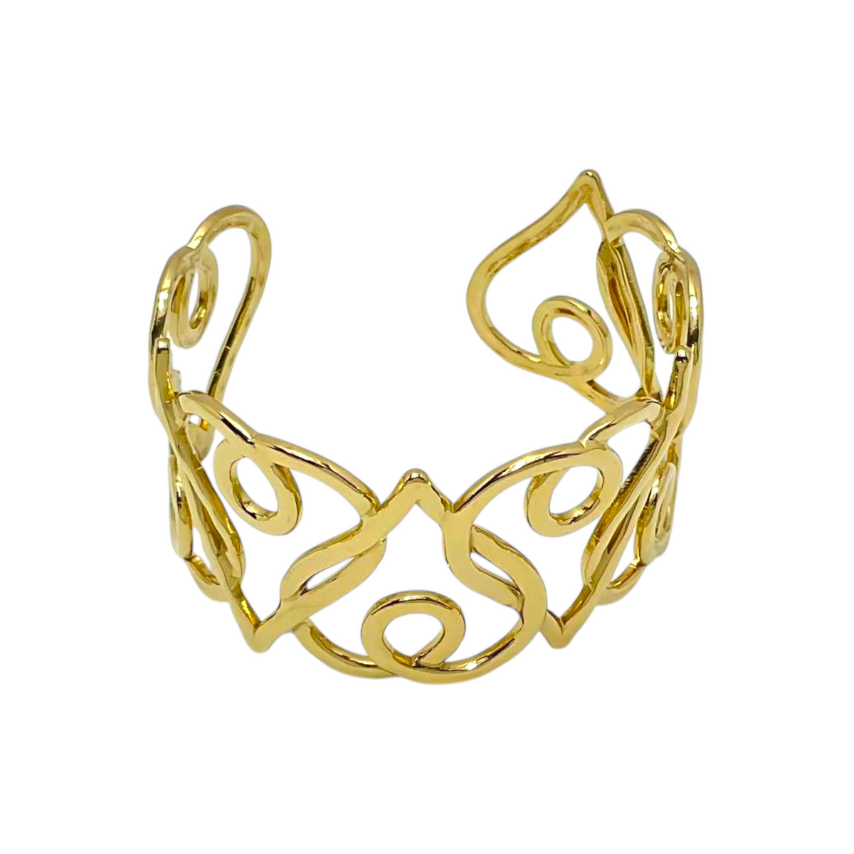 Cross over bangle Goud SOFIZARE