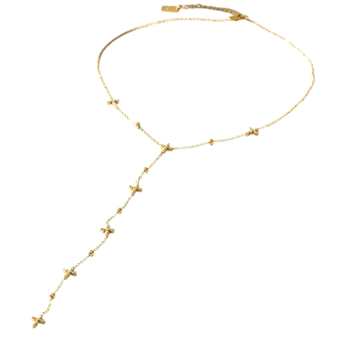 Cross Y ketting Goud SOFIZARE