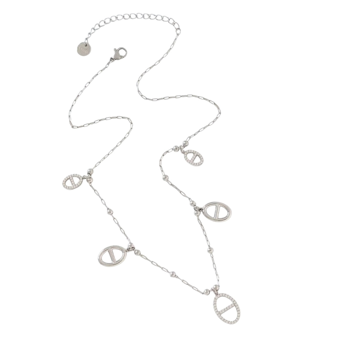 DD bedel ketting Zilver SOFIZARE