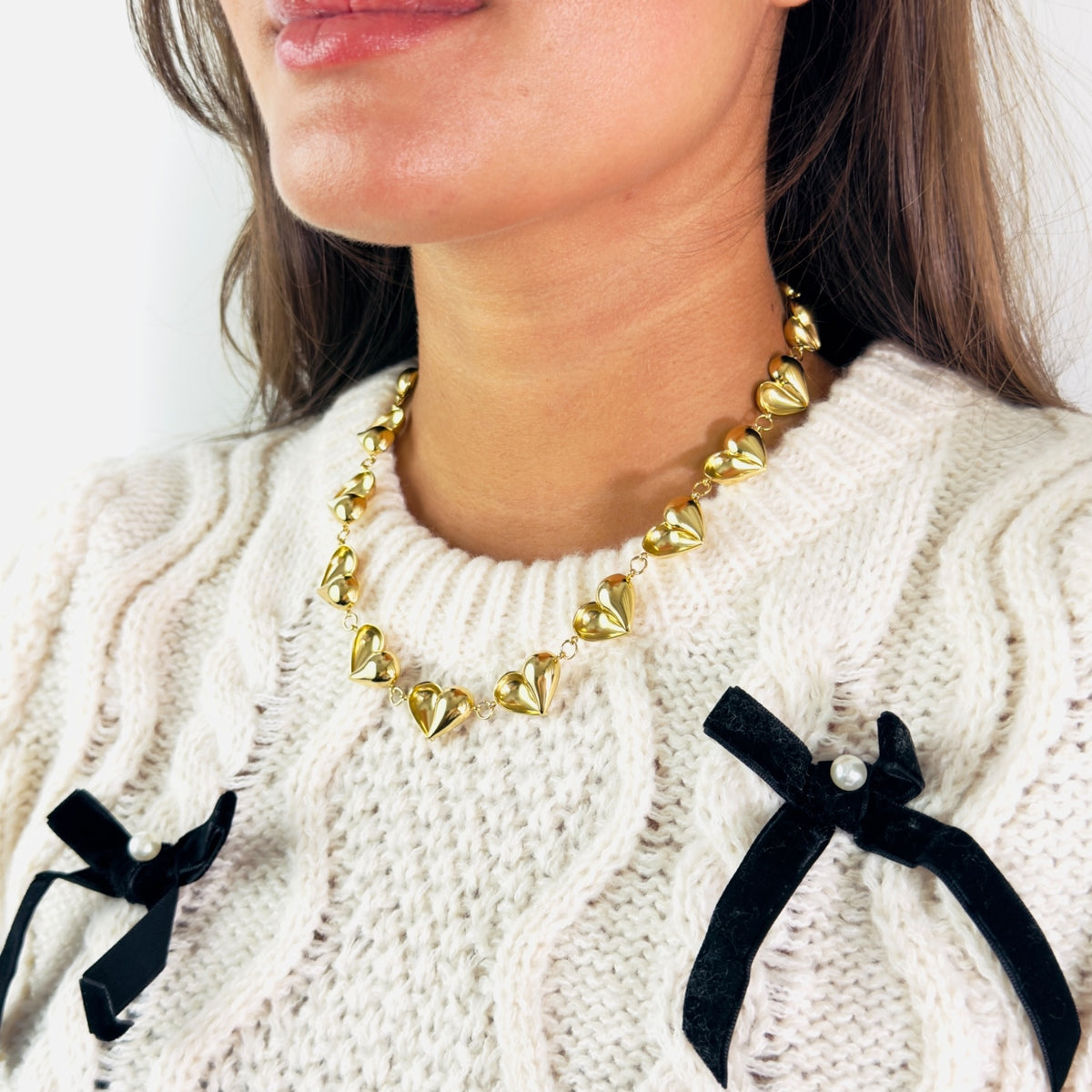 Drip love statement ketting Goud SOFIZARE