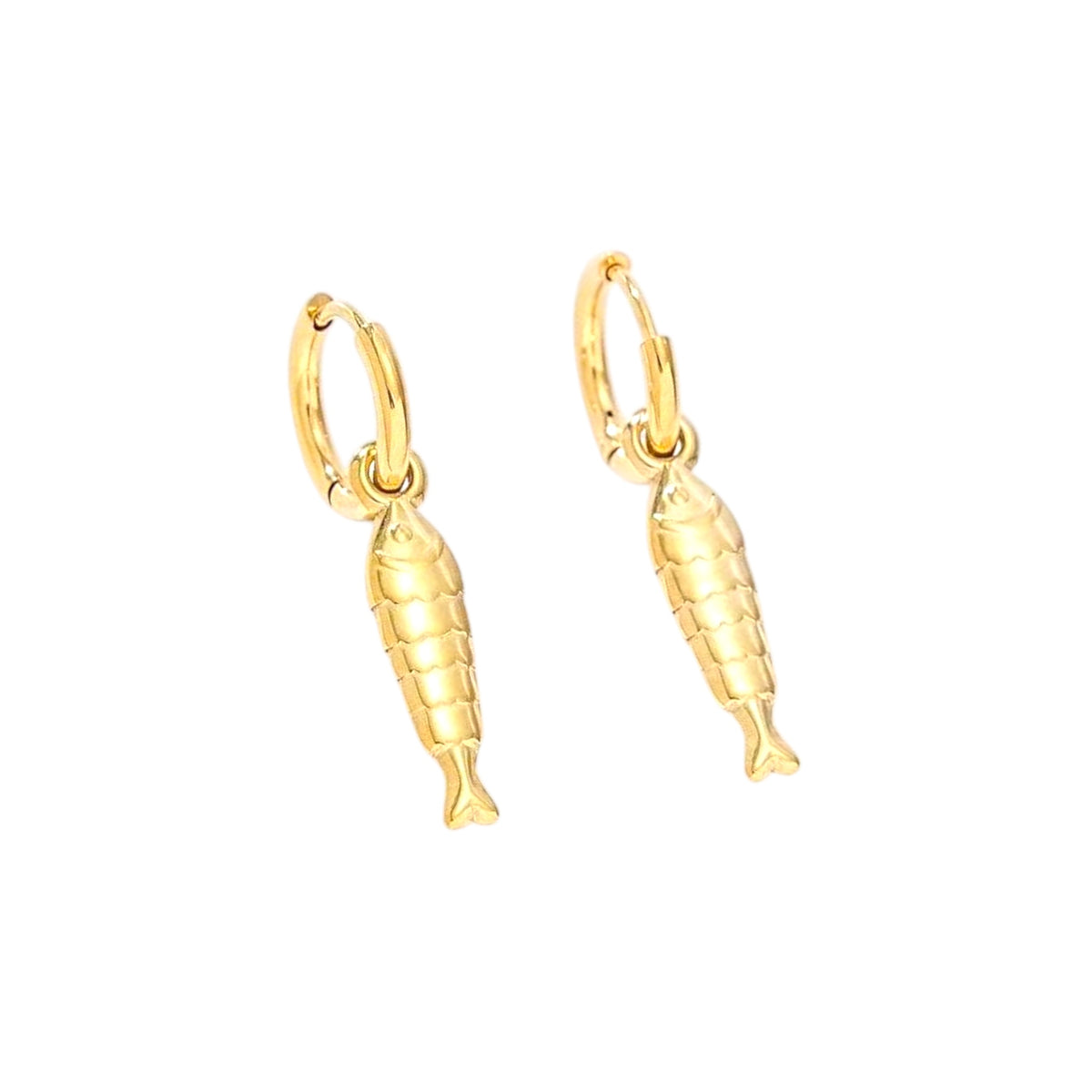 Fishes hangers oorbellen Goud SOFIZARE