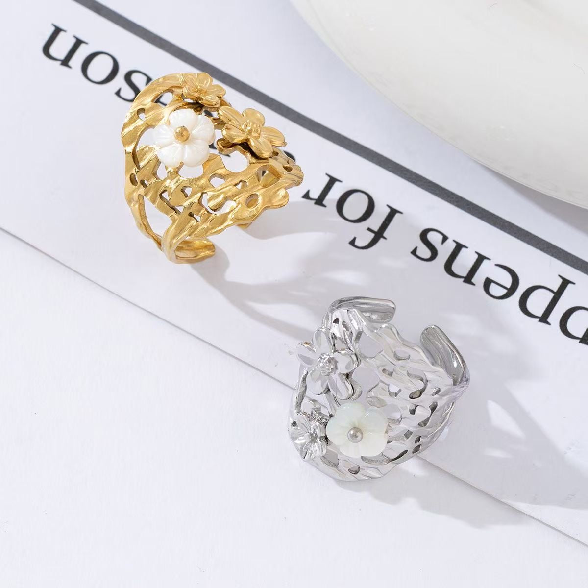 Flower ring Goud SOFIZARE
