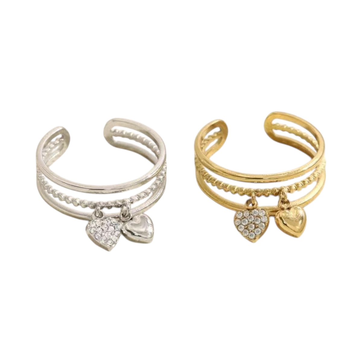 Lover charm ring Goud SOFIZARE