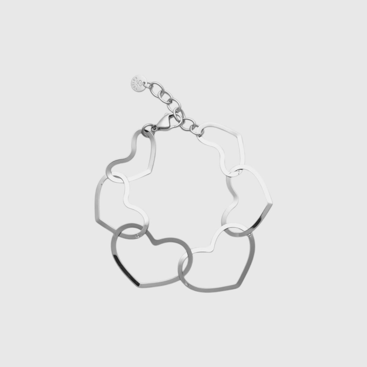 Many heart armband Zilver SOFIZARE