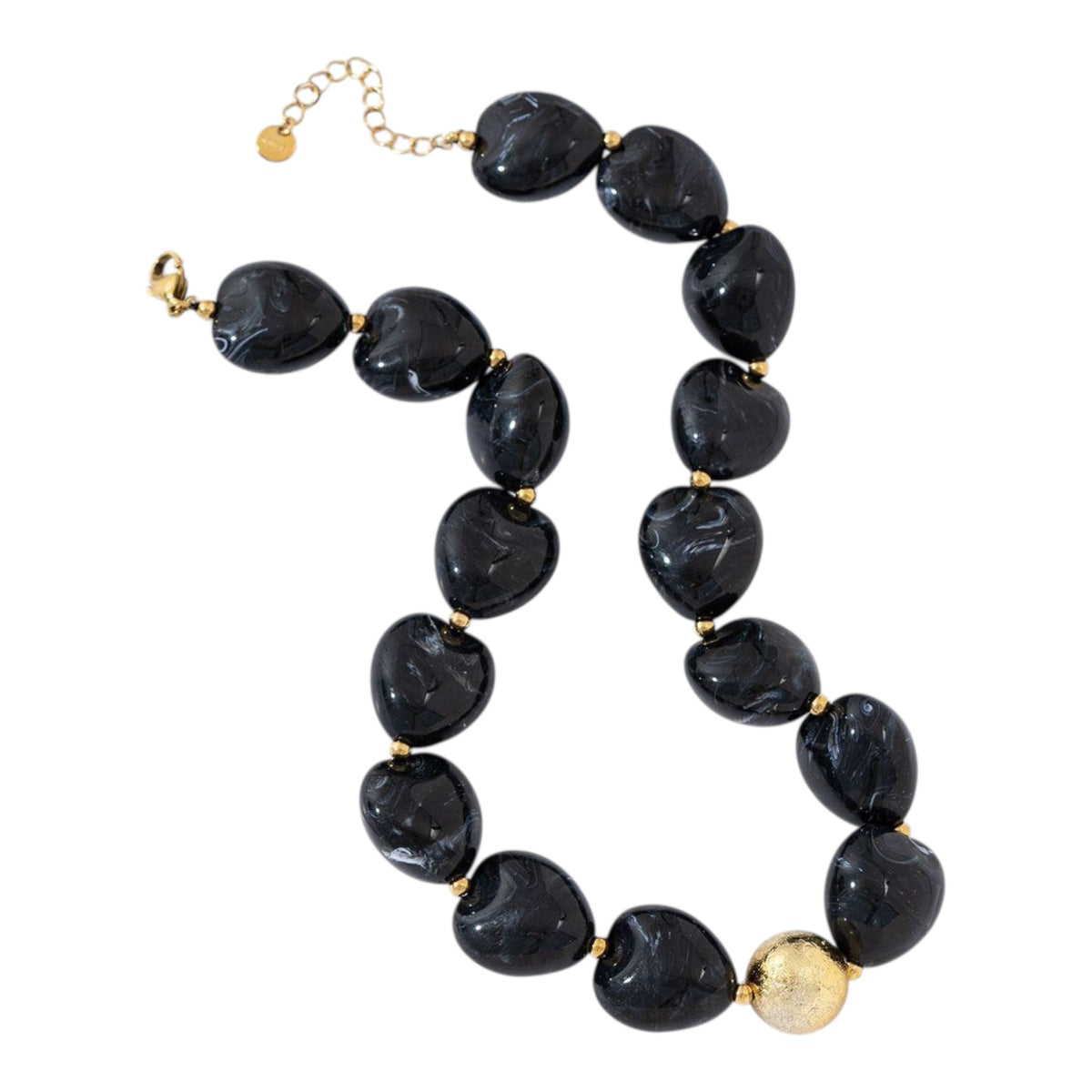Pear beads ketting Zwart SOFIZARE