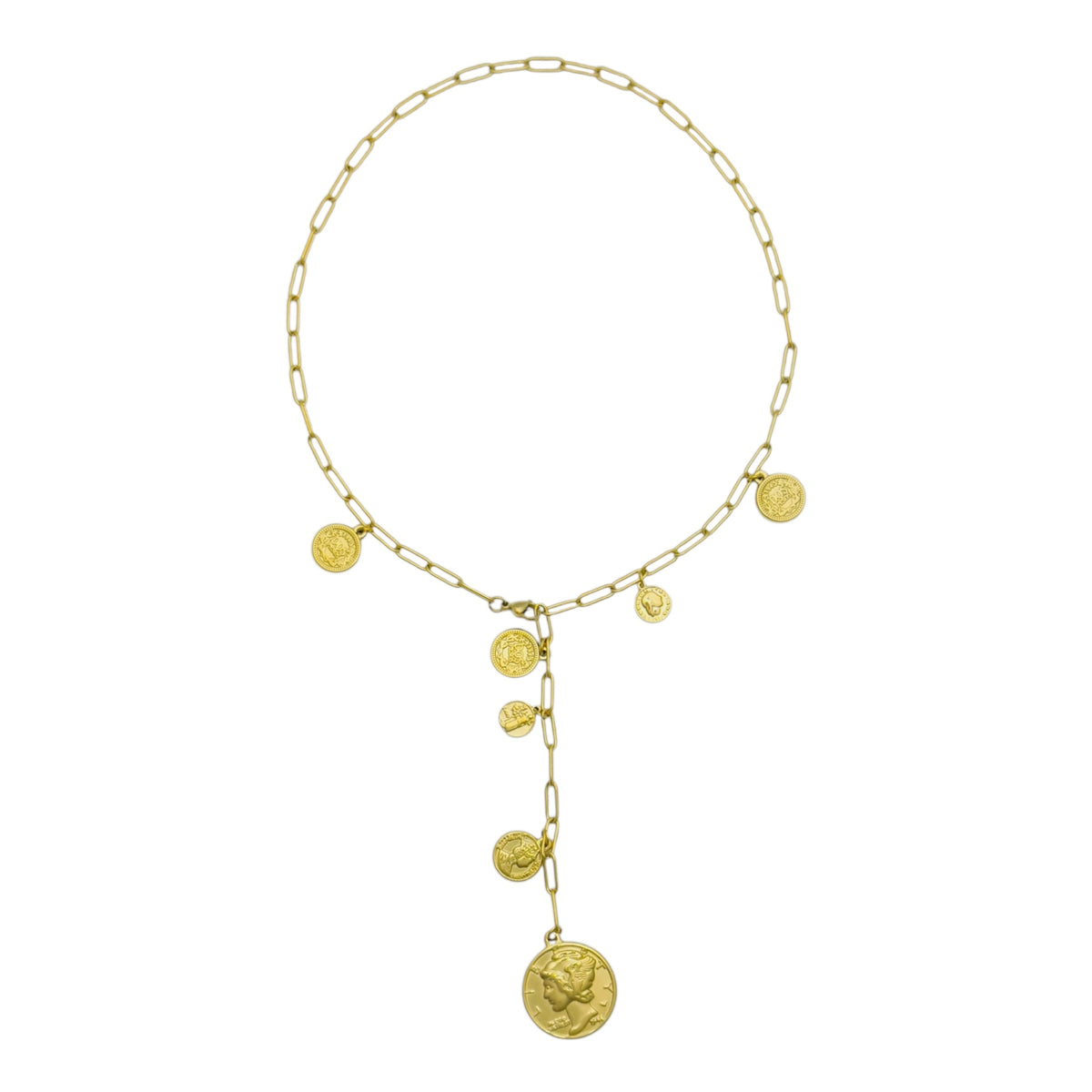 Queens Y ketting Goud SOFIZARE