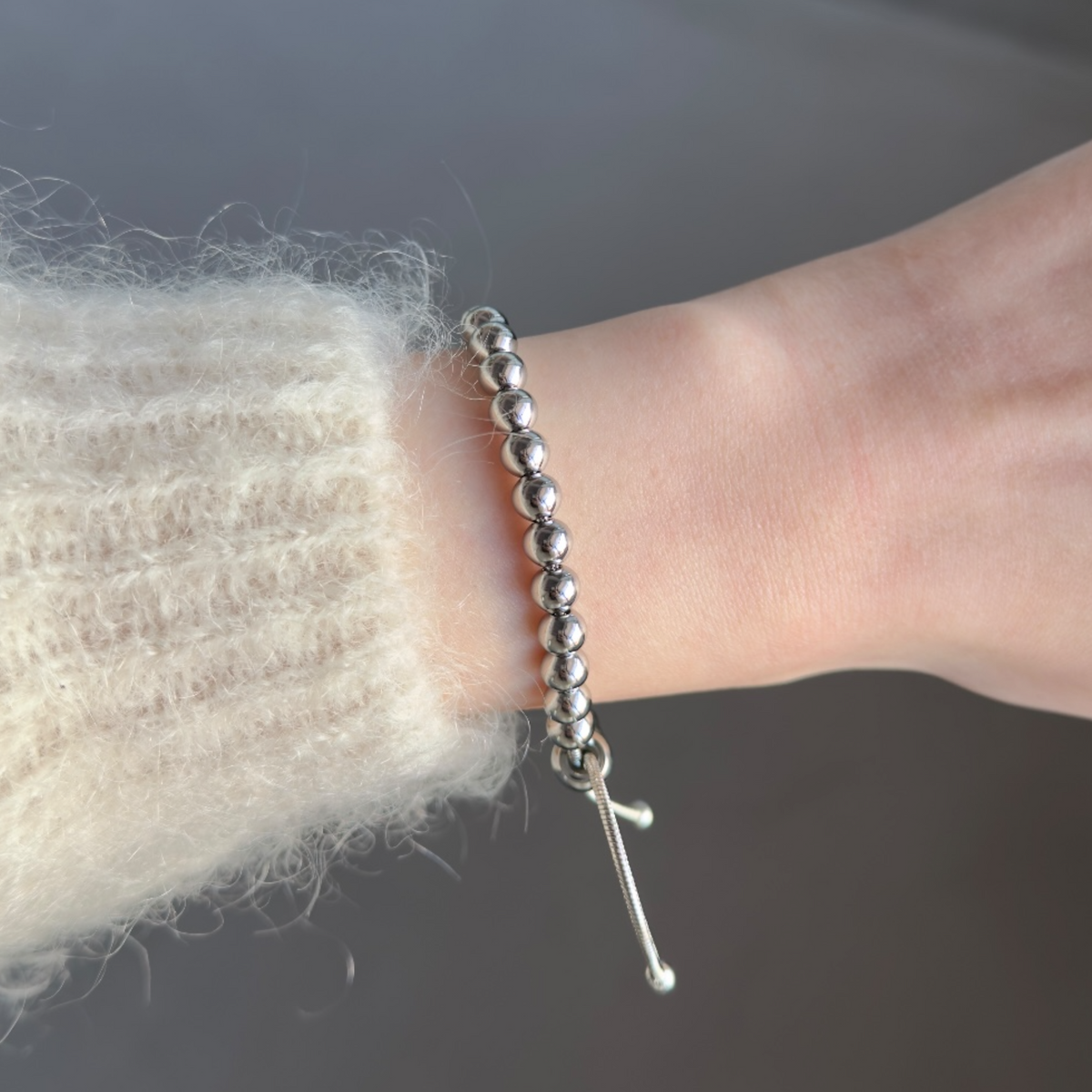 Simpele ballen armband Zilver SOFIZARE