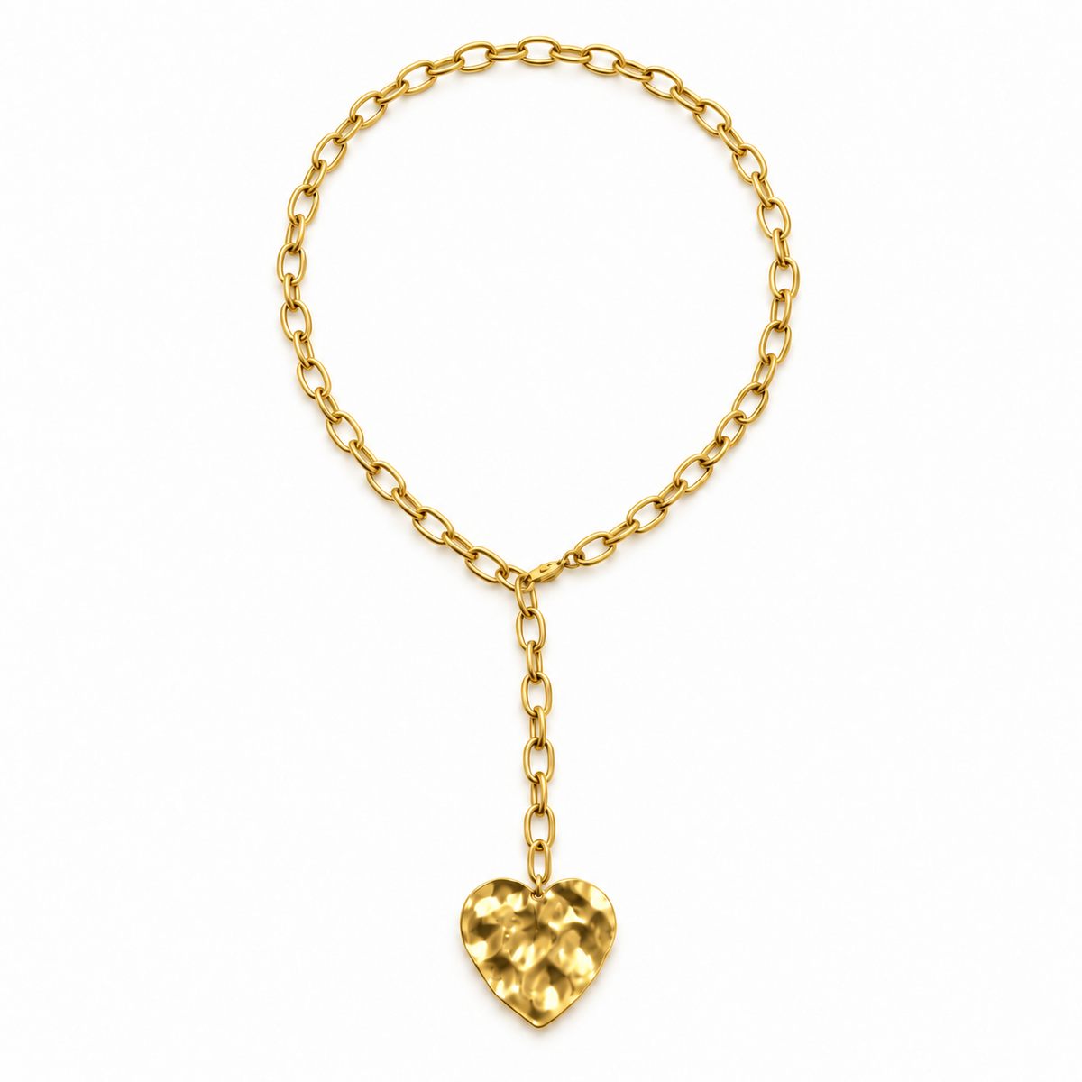 Stroke hart Y ketting Goud SOFIZARE