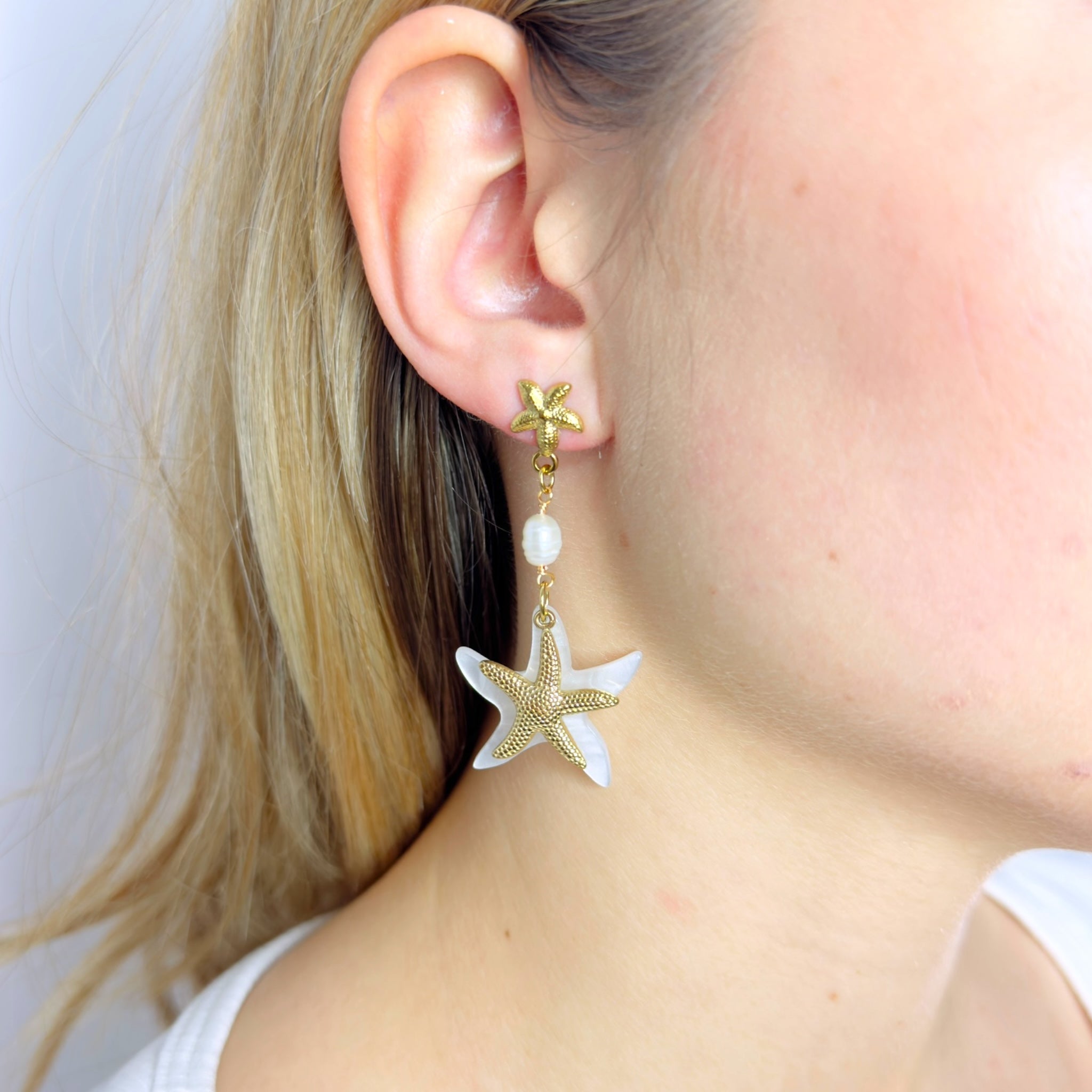 Starfish earrings