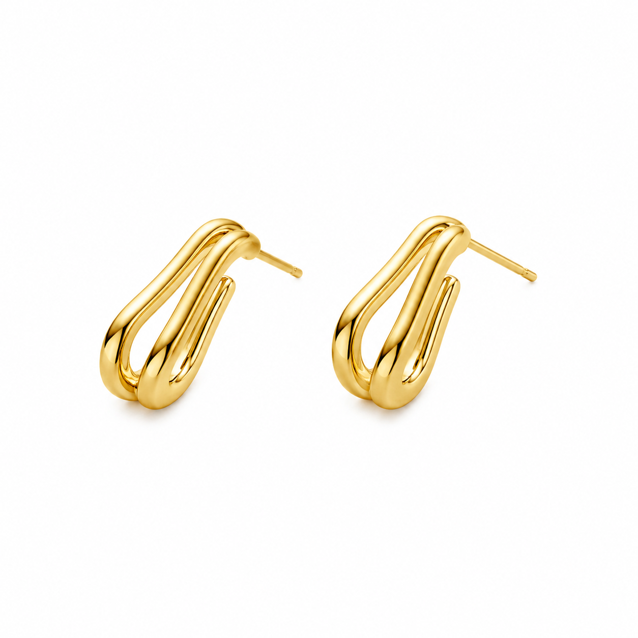 Hook hoop earrings