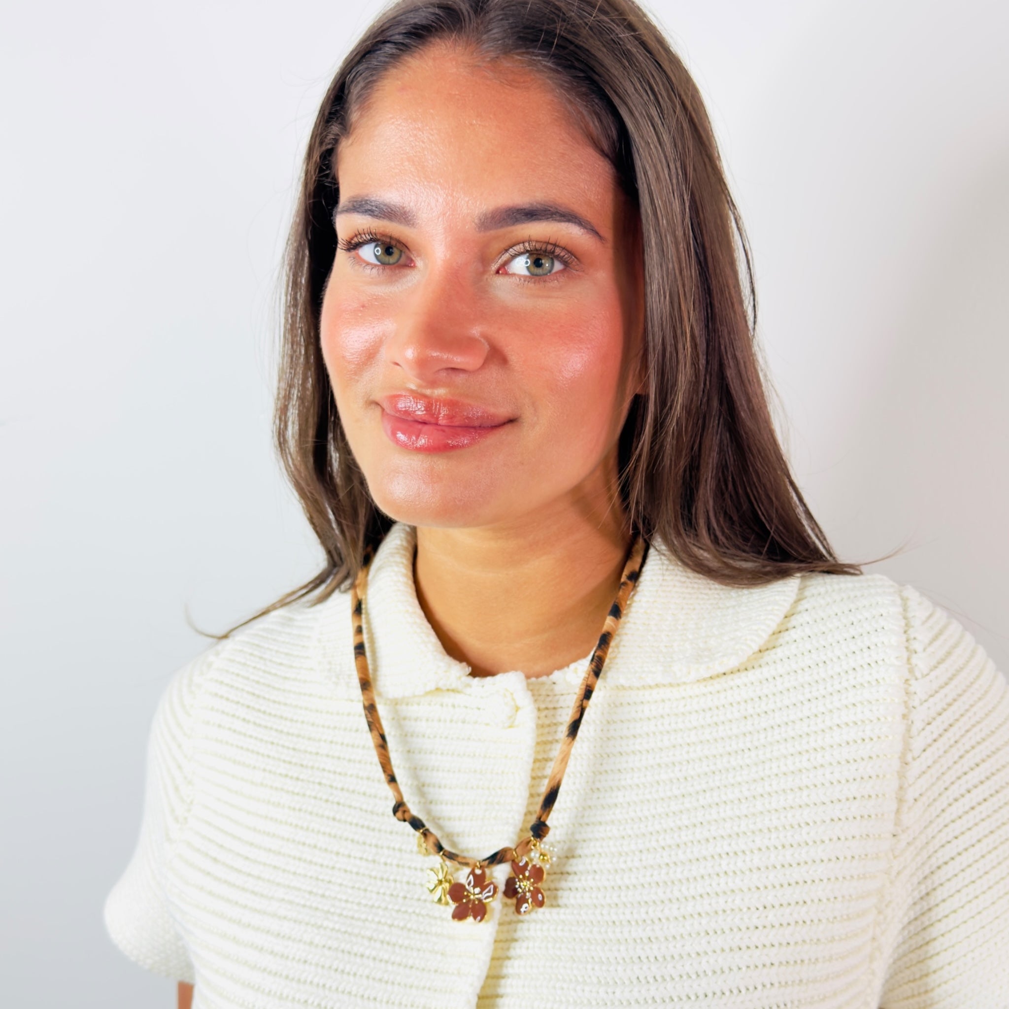 Lovely Flower bandana ketting