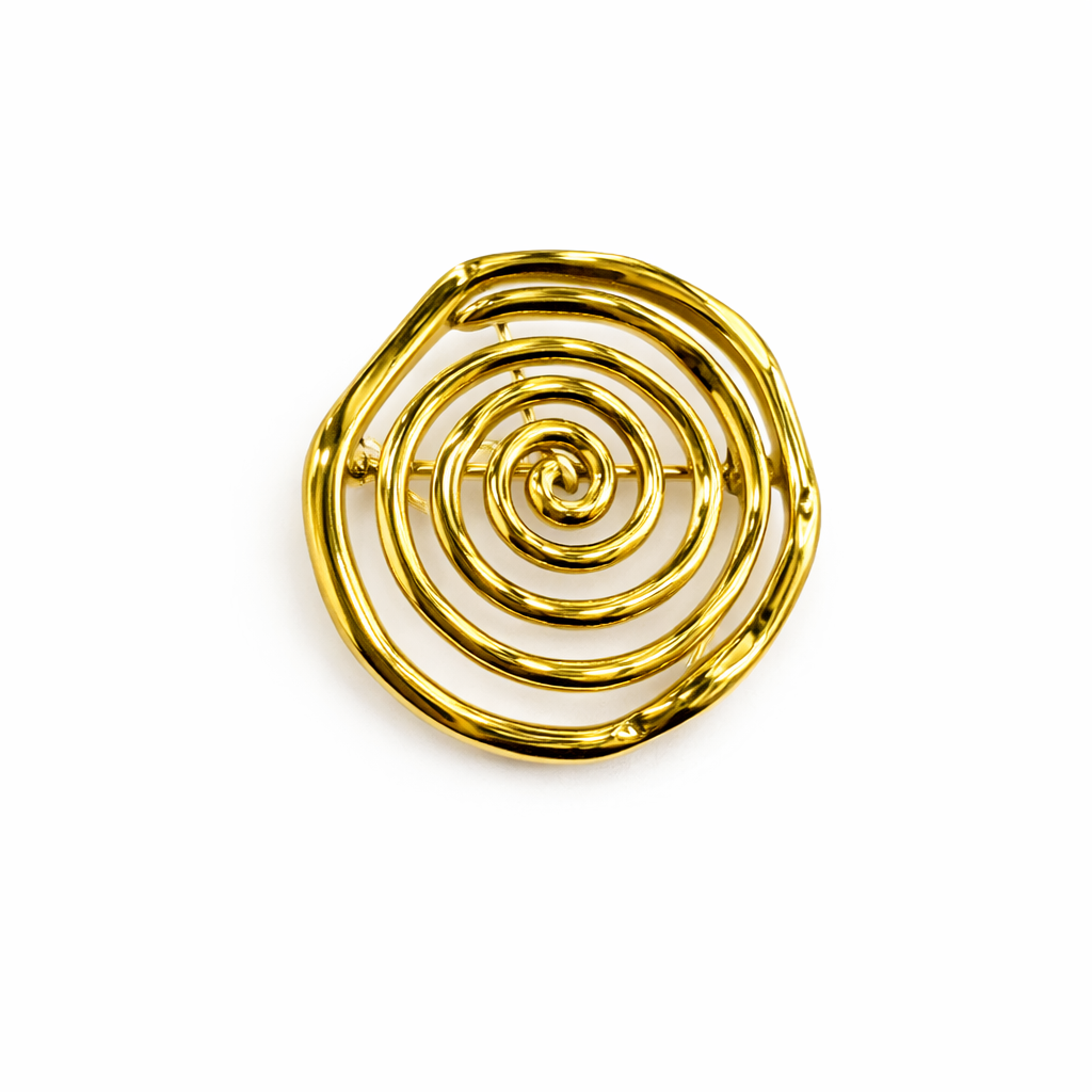 Spiral broche