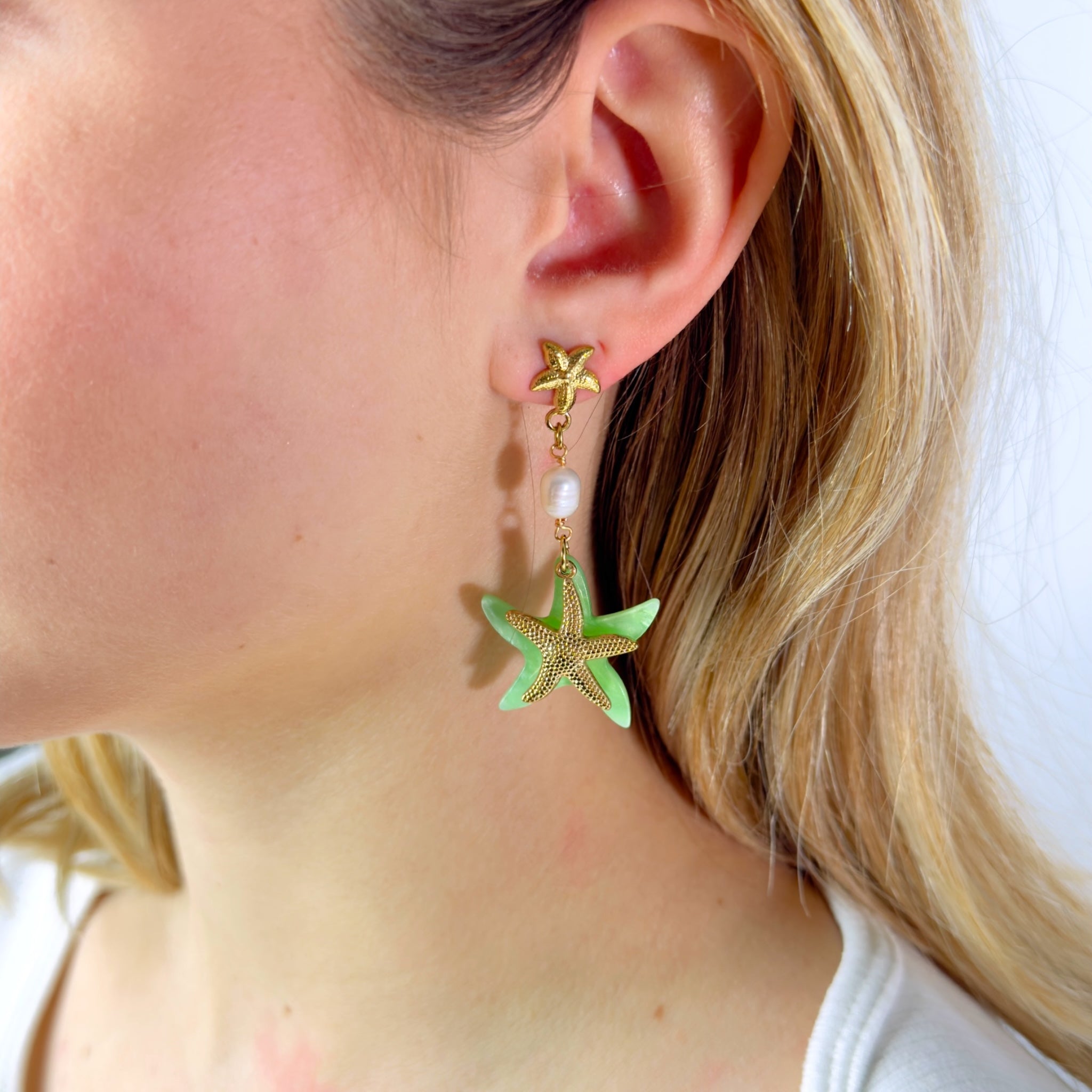 Starfish earrings