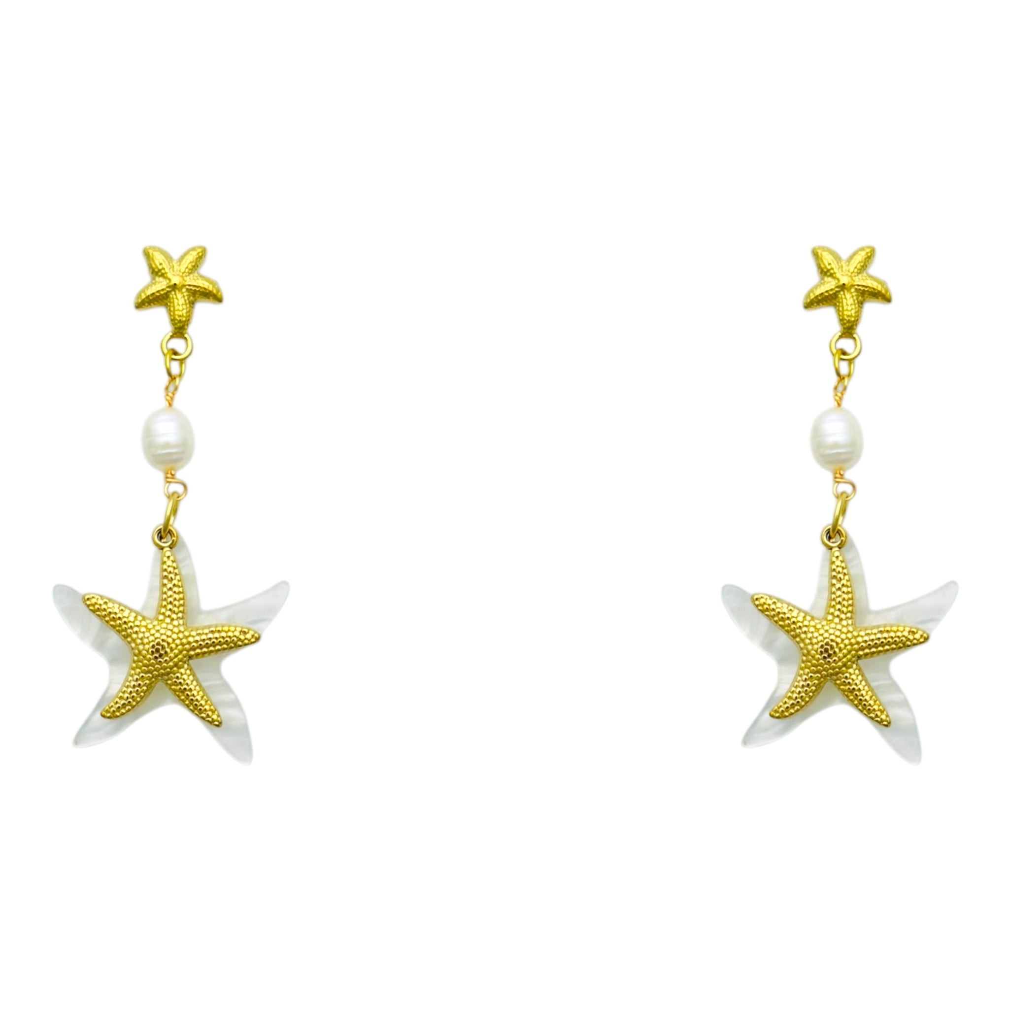 Starfish earrings