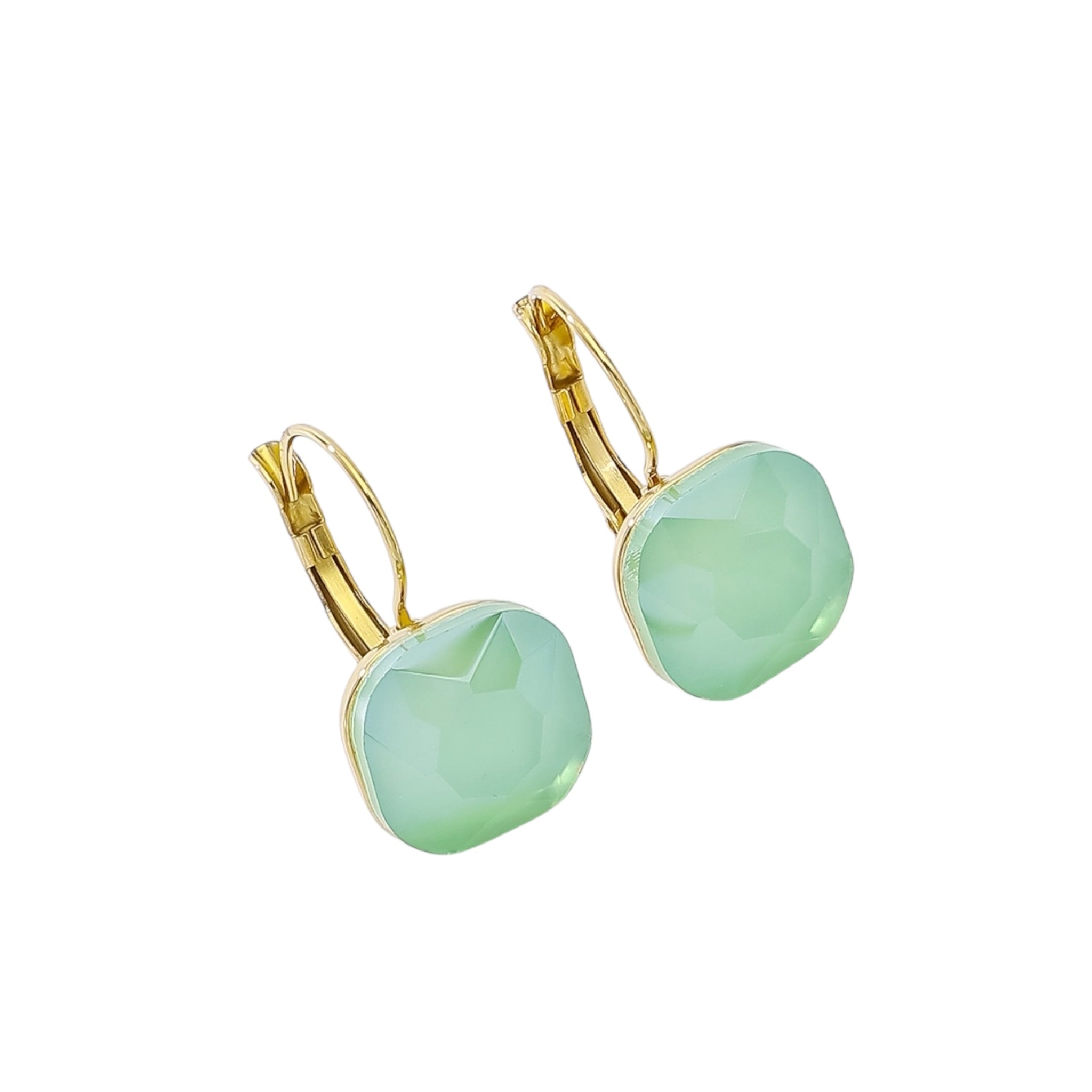 Happy stone hangers oorbellen
