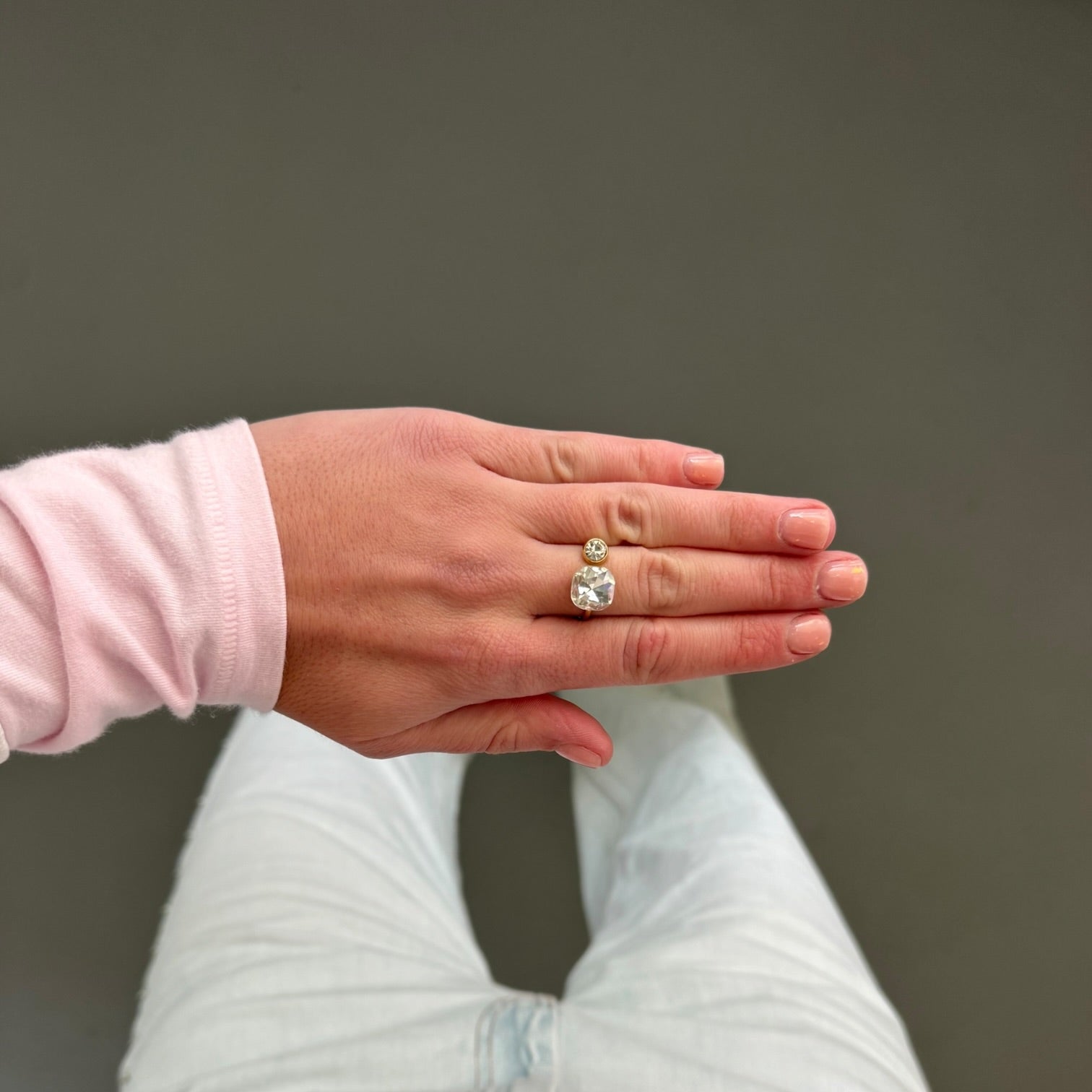 Spring stone ring