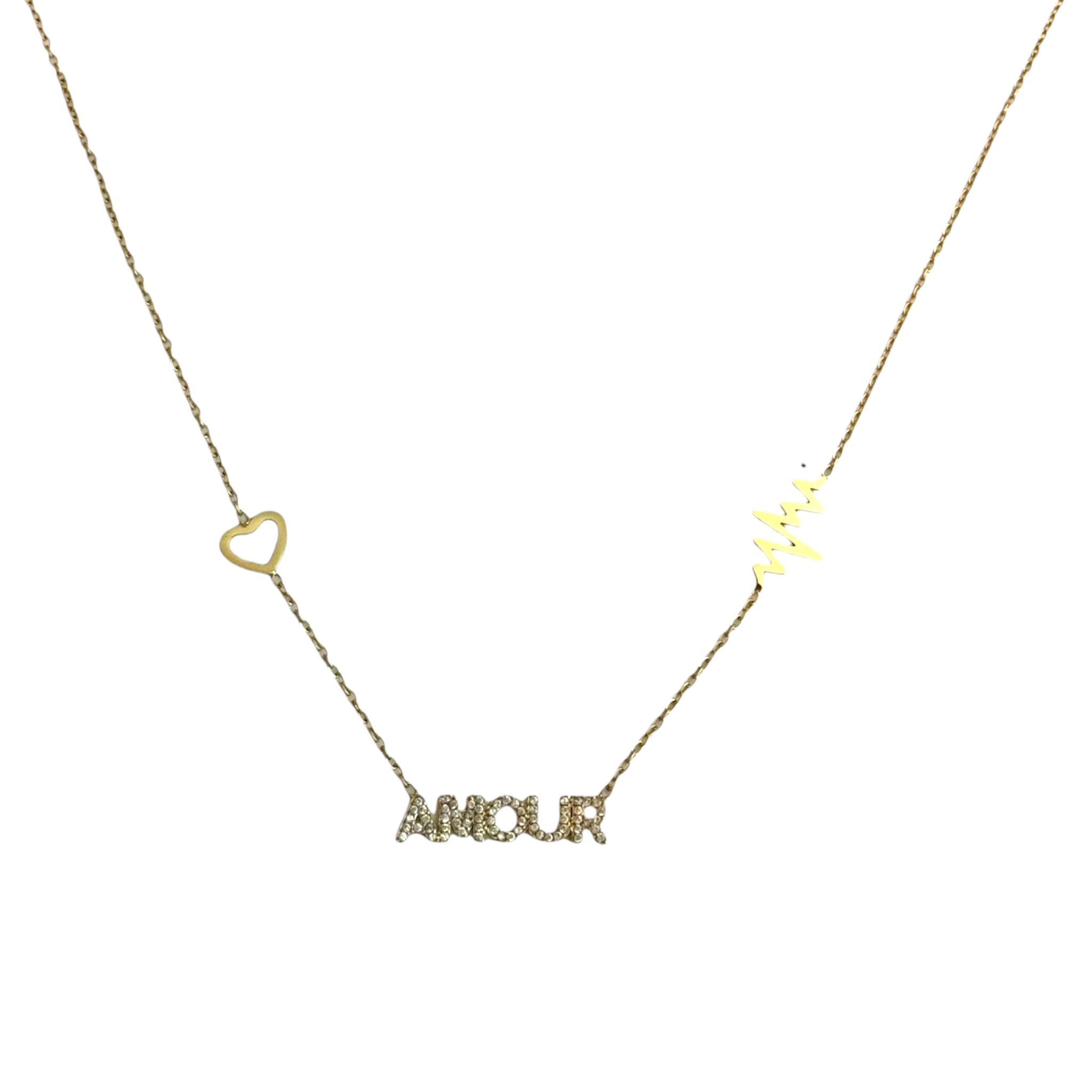 Amour necklace with heart