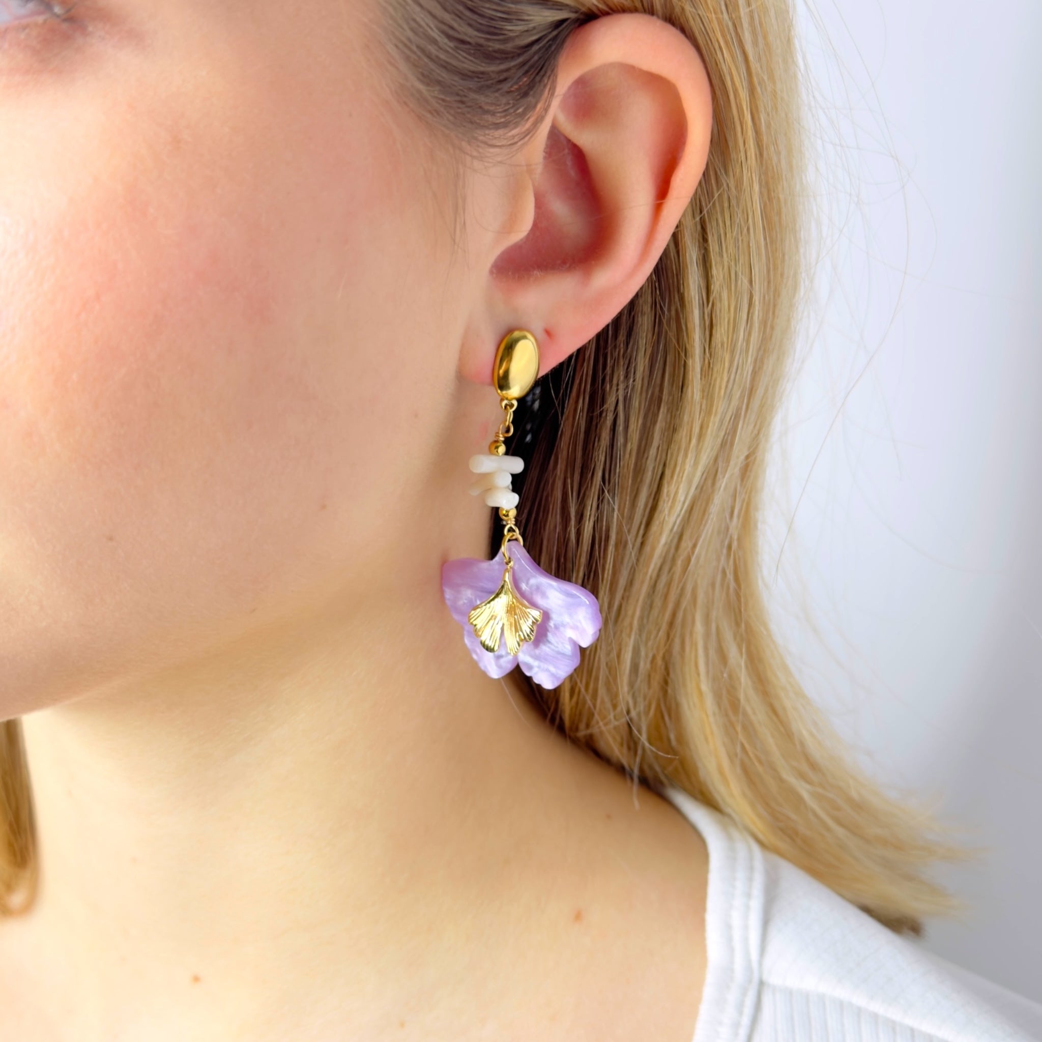 Ginkgo Aura earrings