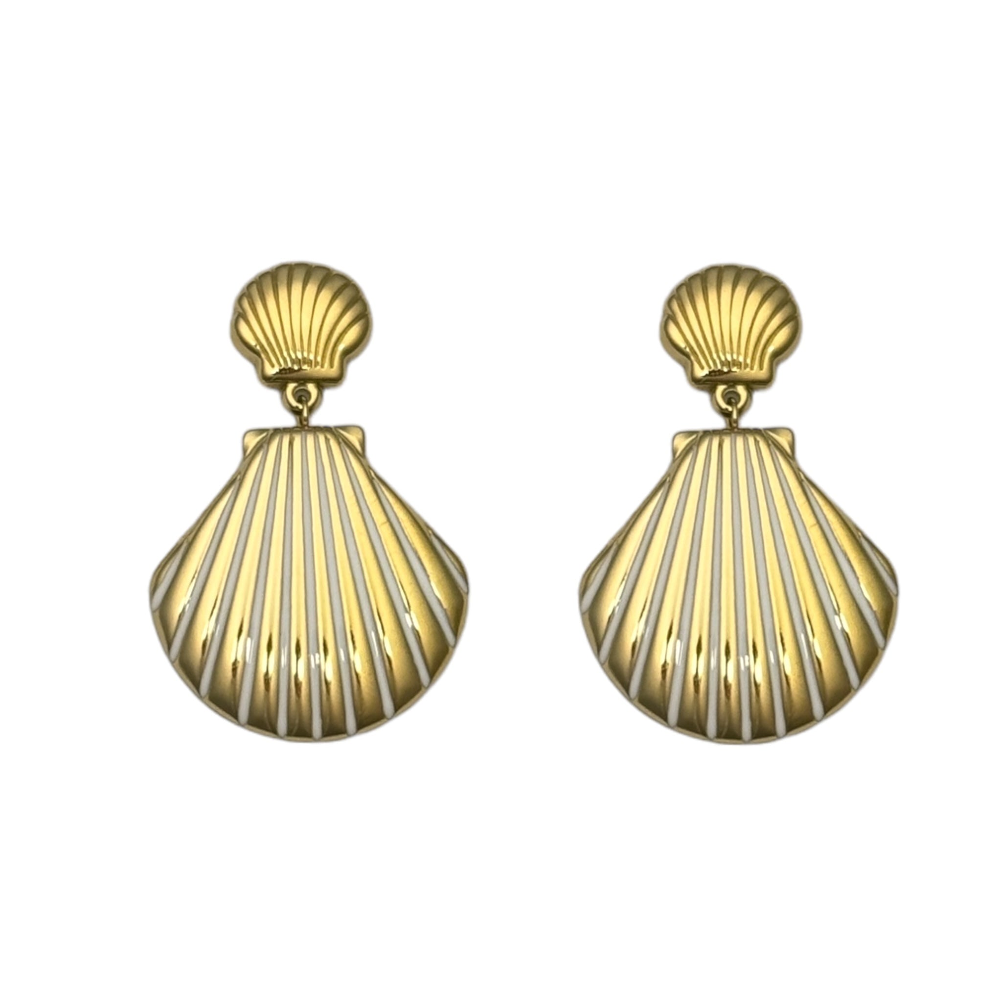 Double shell earring