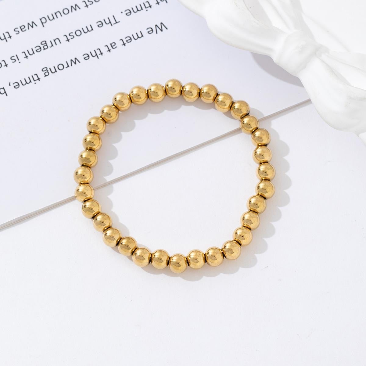 Beads elastiek armband – RVS armband groothandel | SOFIZARE (foto 2)