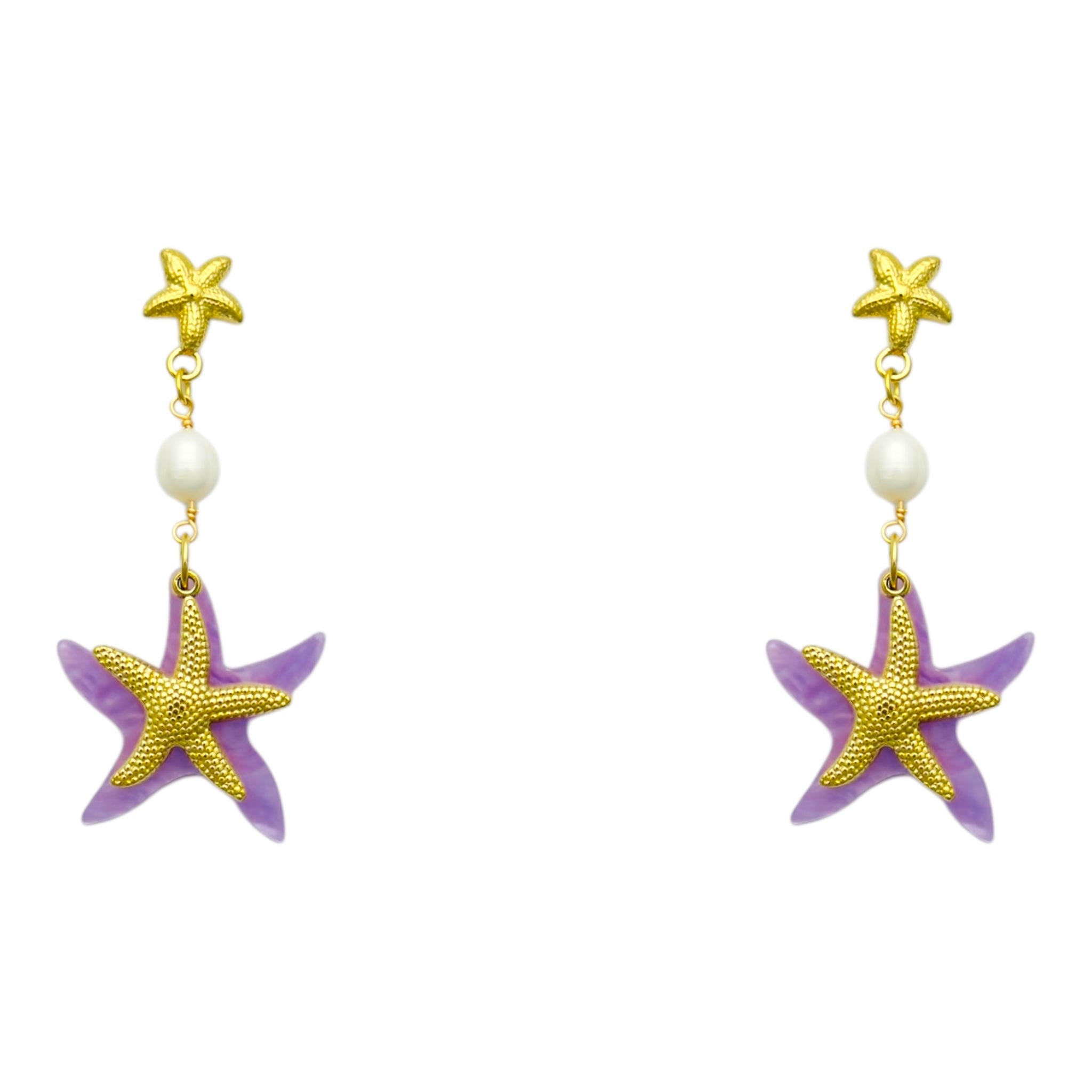 Starfish earrings