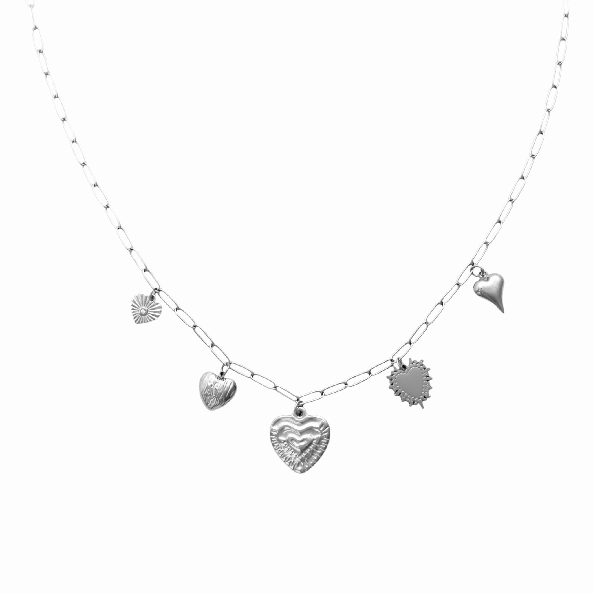 Heavy heart ketting