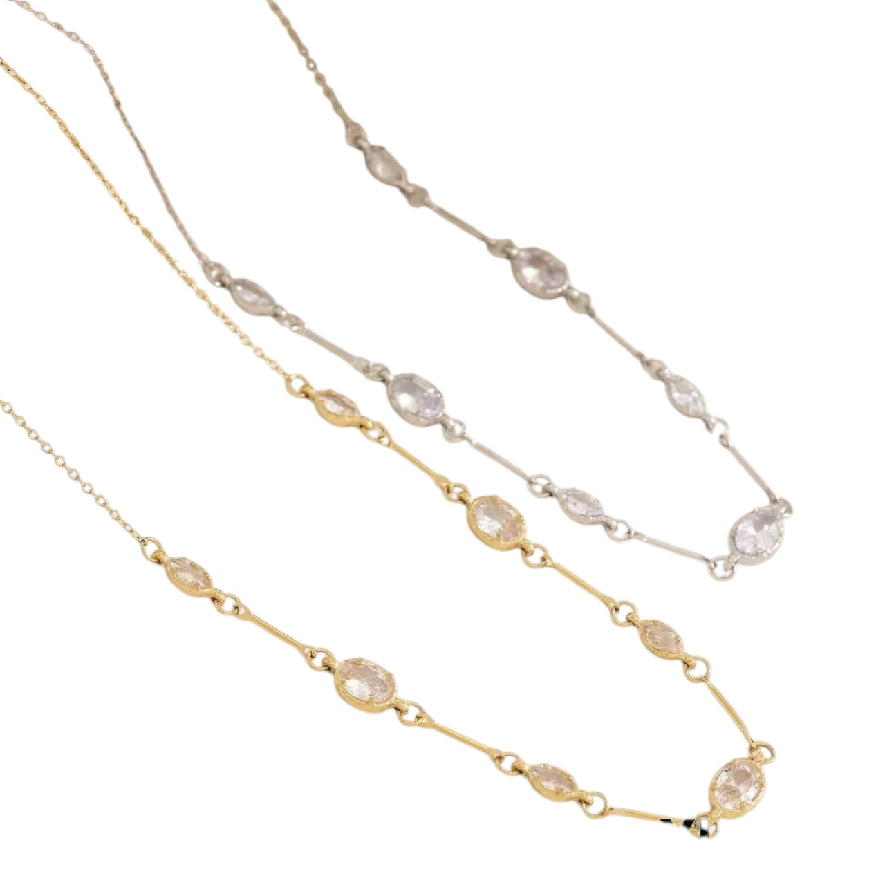 Dot strass ketting