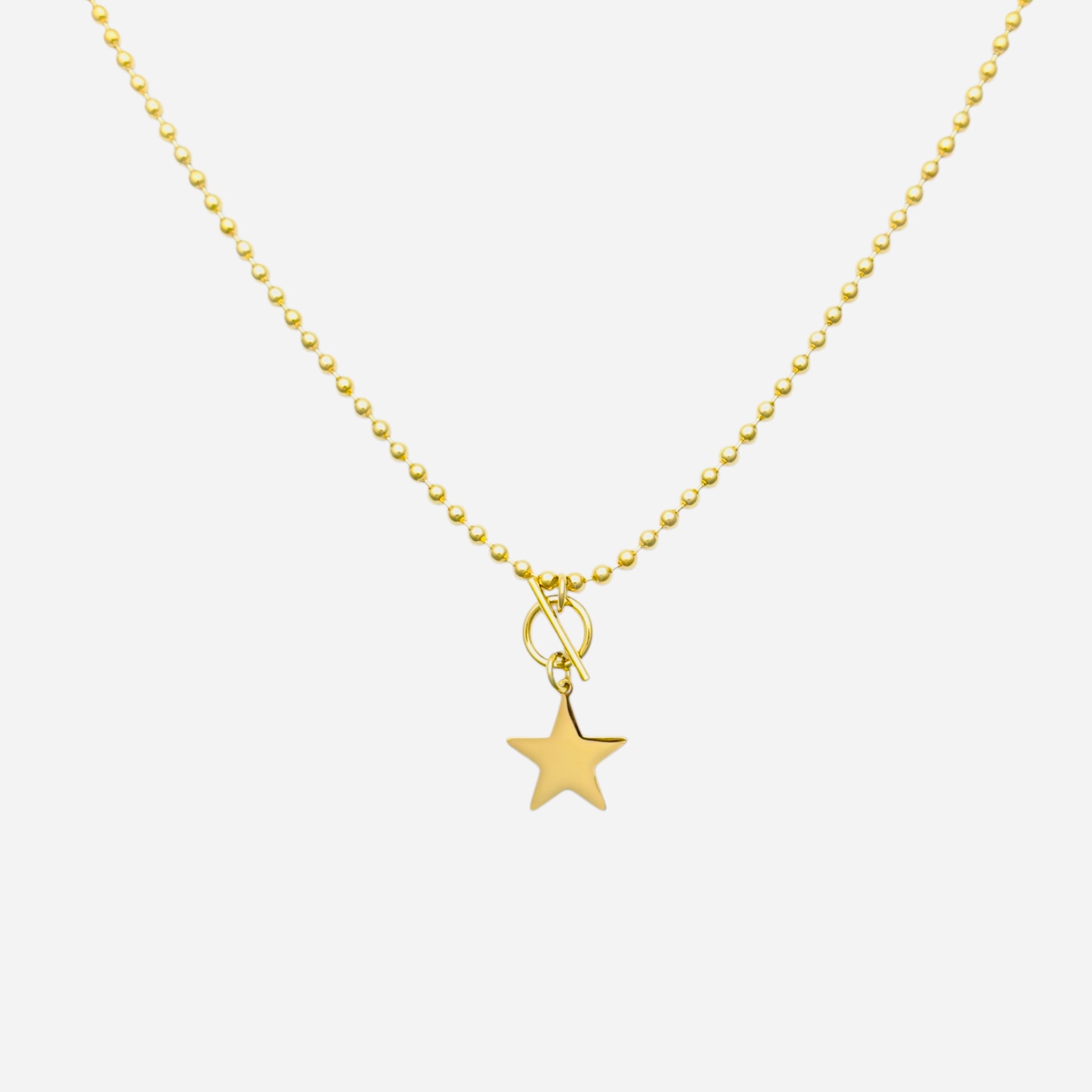 Beads star ketting – RVS ketting groothandel | SOFIZARE