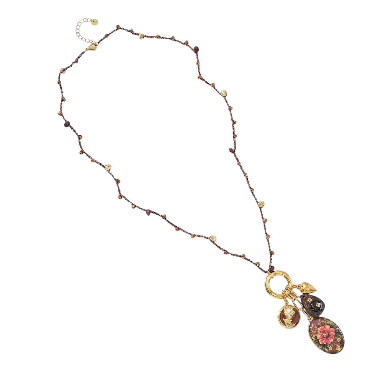 Roses beads lange ketting