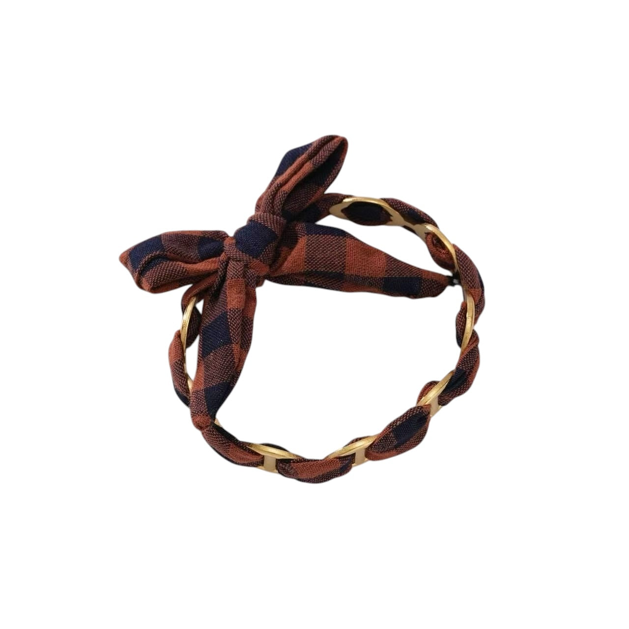 Geruite bandana bangle