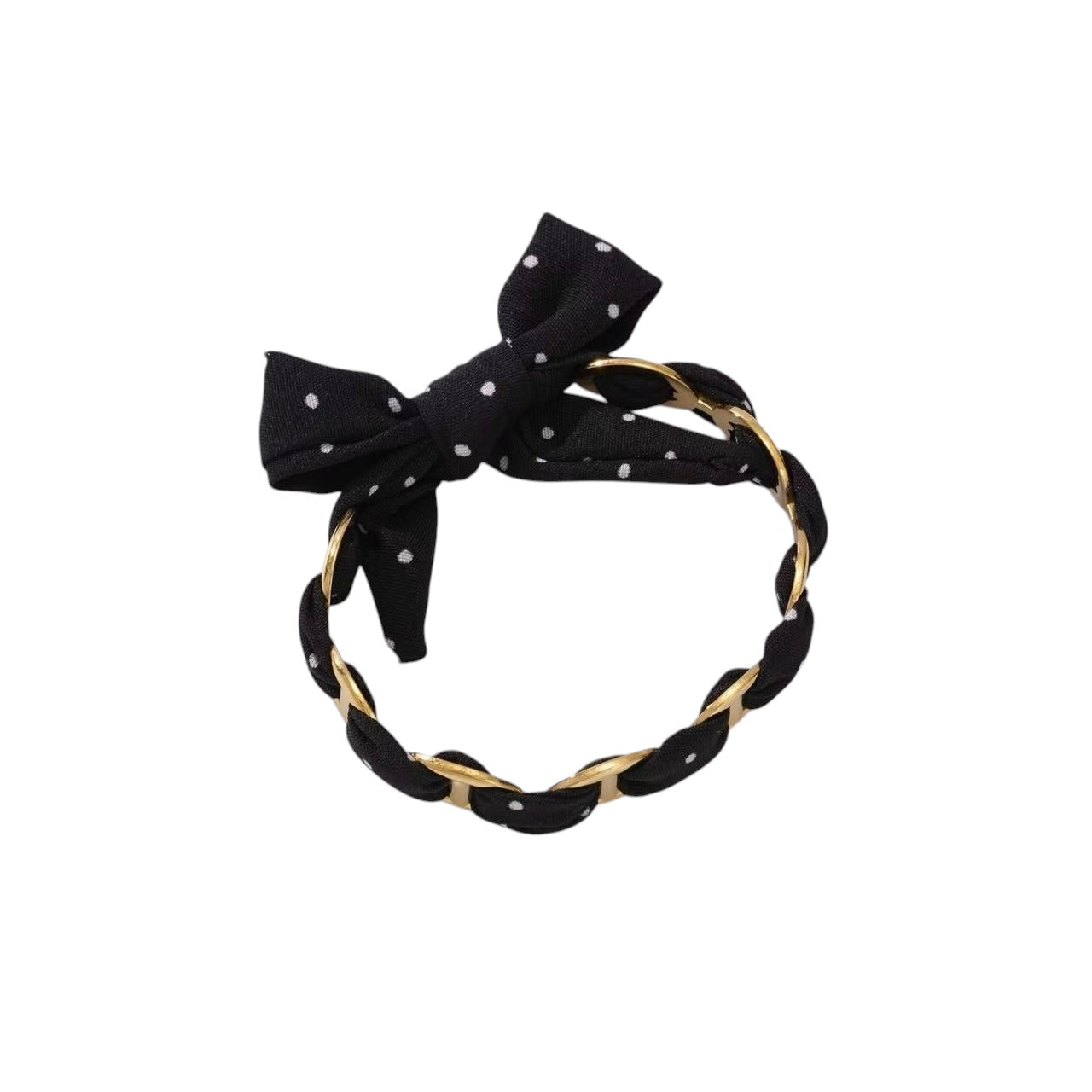 Polka bandana bangle