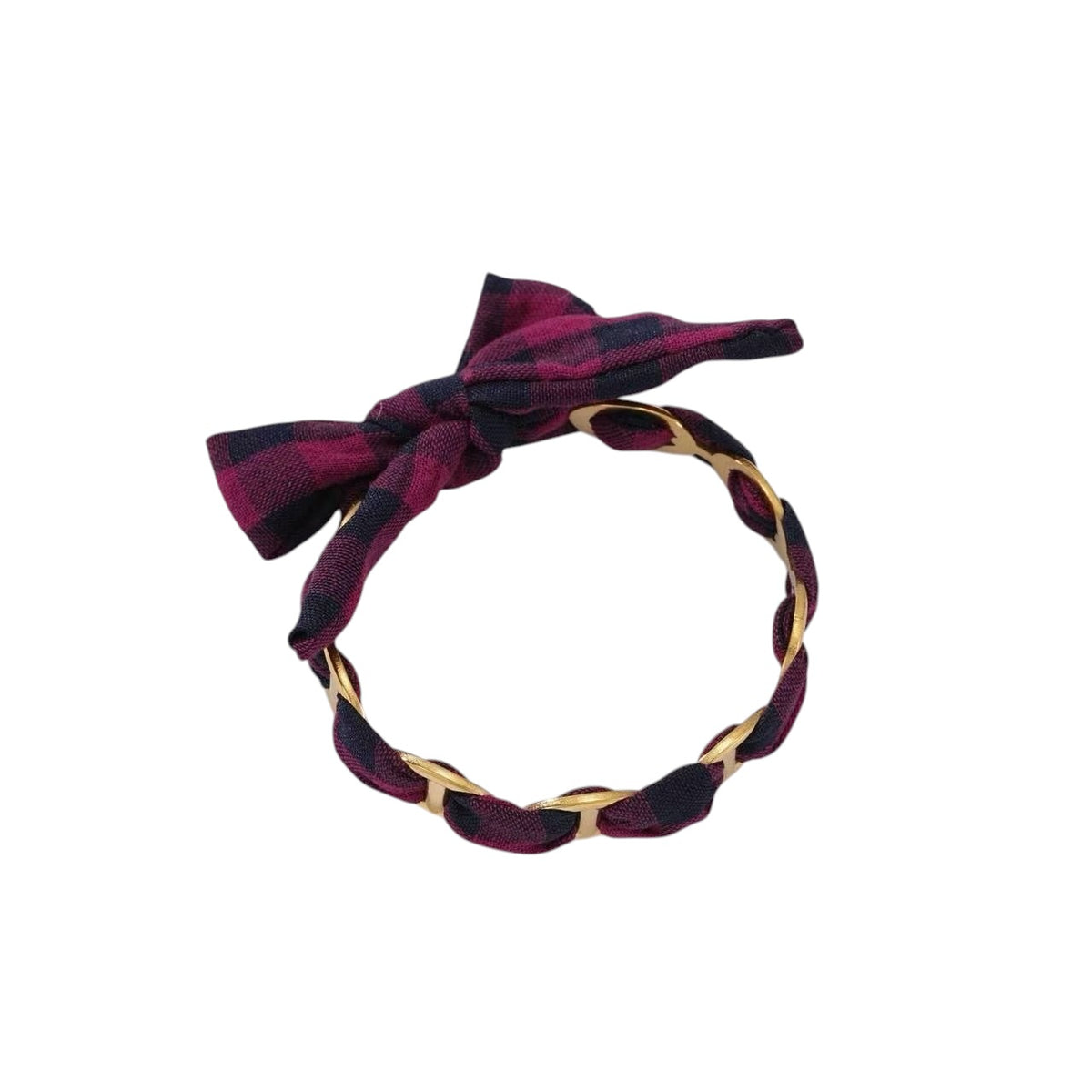 Geruite bandana bangle