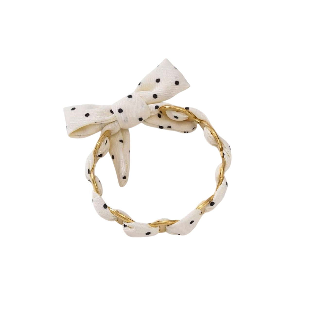Polka bandana bangle