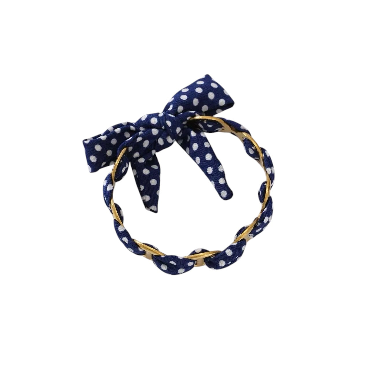 Polka bandana bangle
