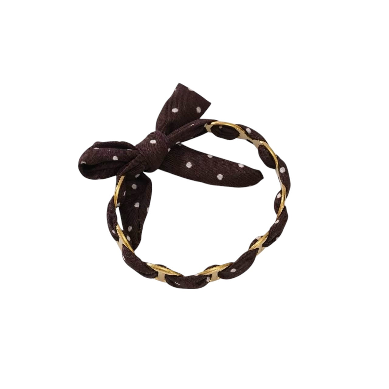 Polka bandana bangle