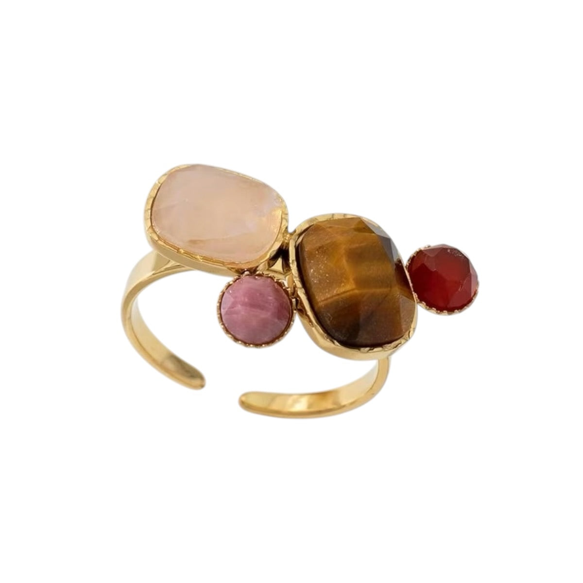 Font edelsteen ring