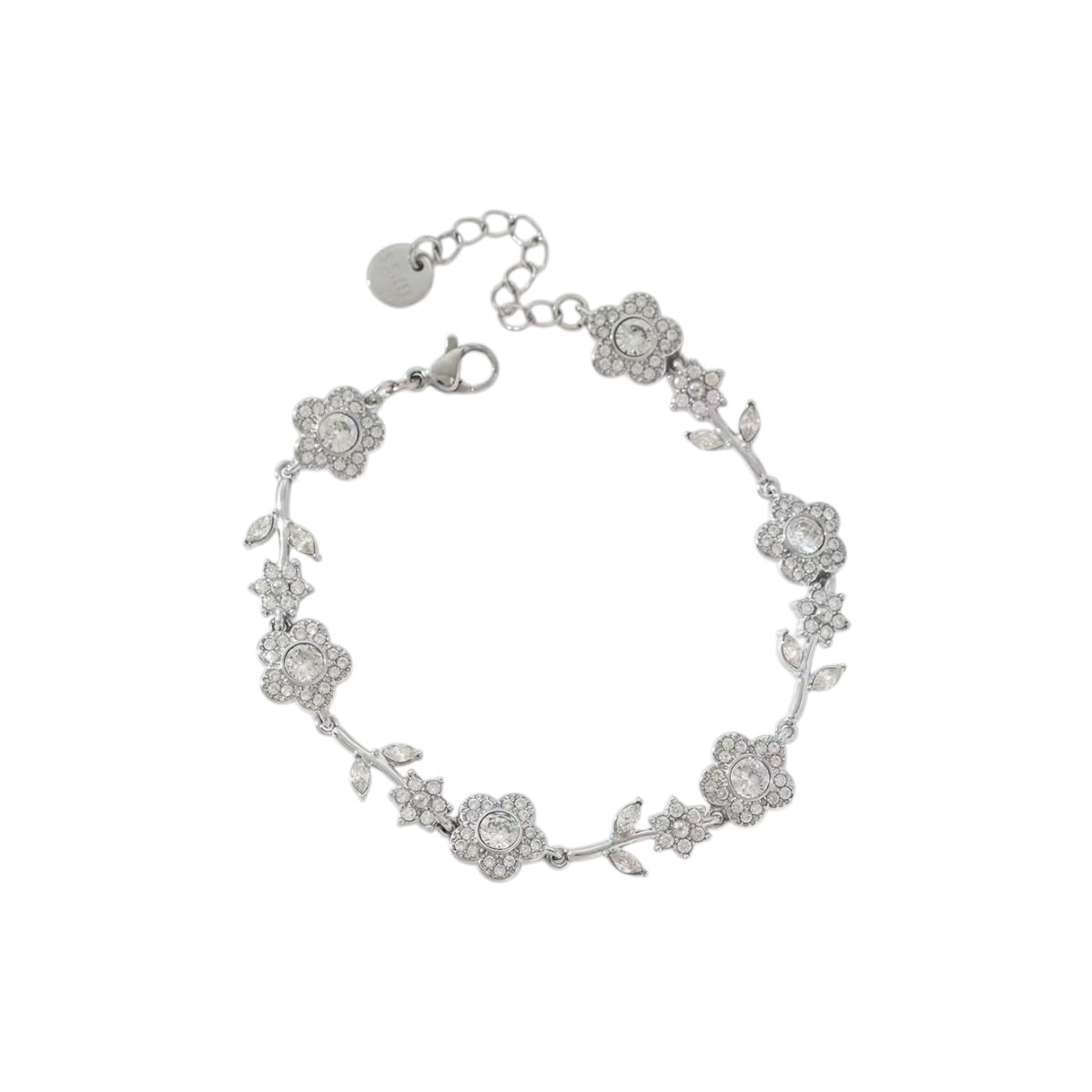 Flowers strass armband