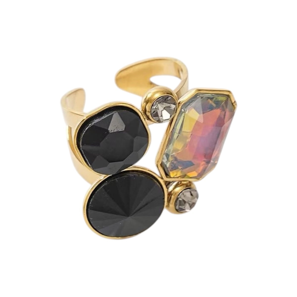 Cinco stone statement ring