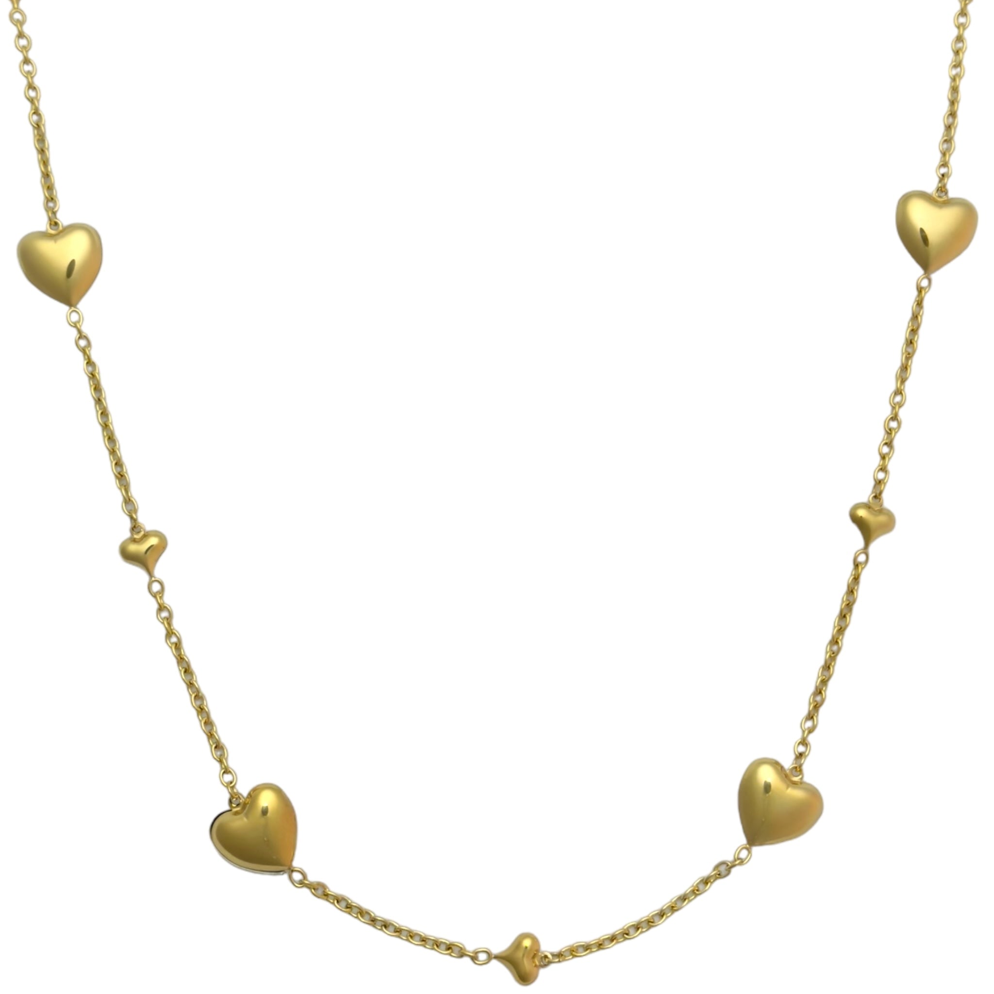 Long heart necklace