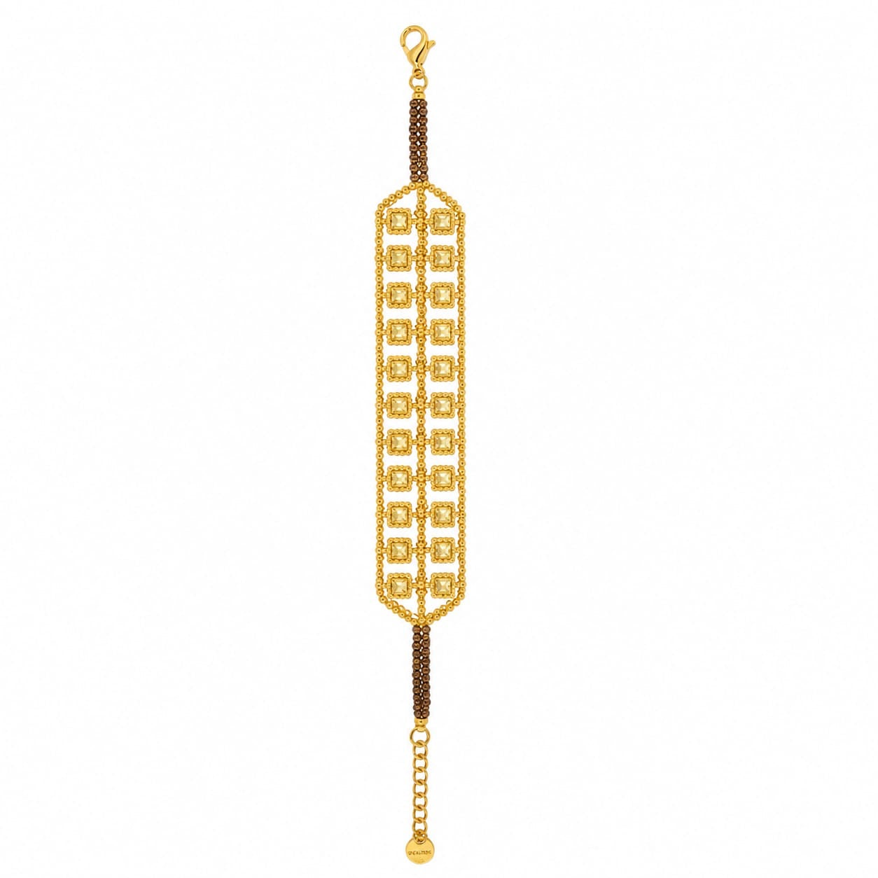 Boho blocks statement armband