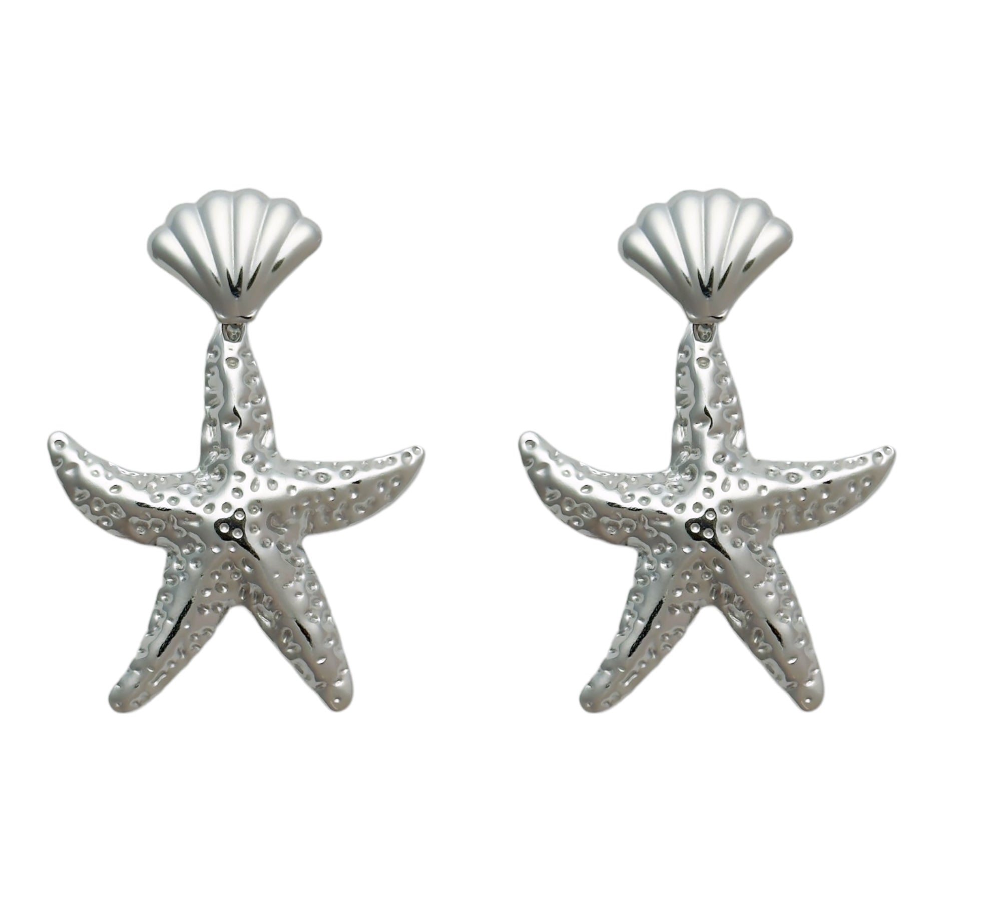 Shell &amp; starfish earring