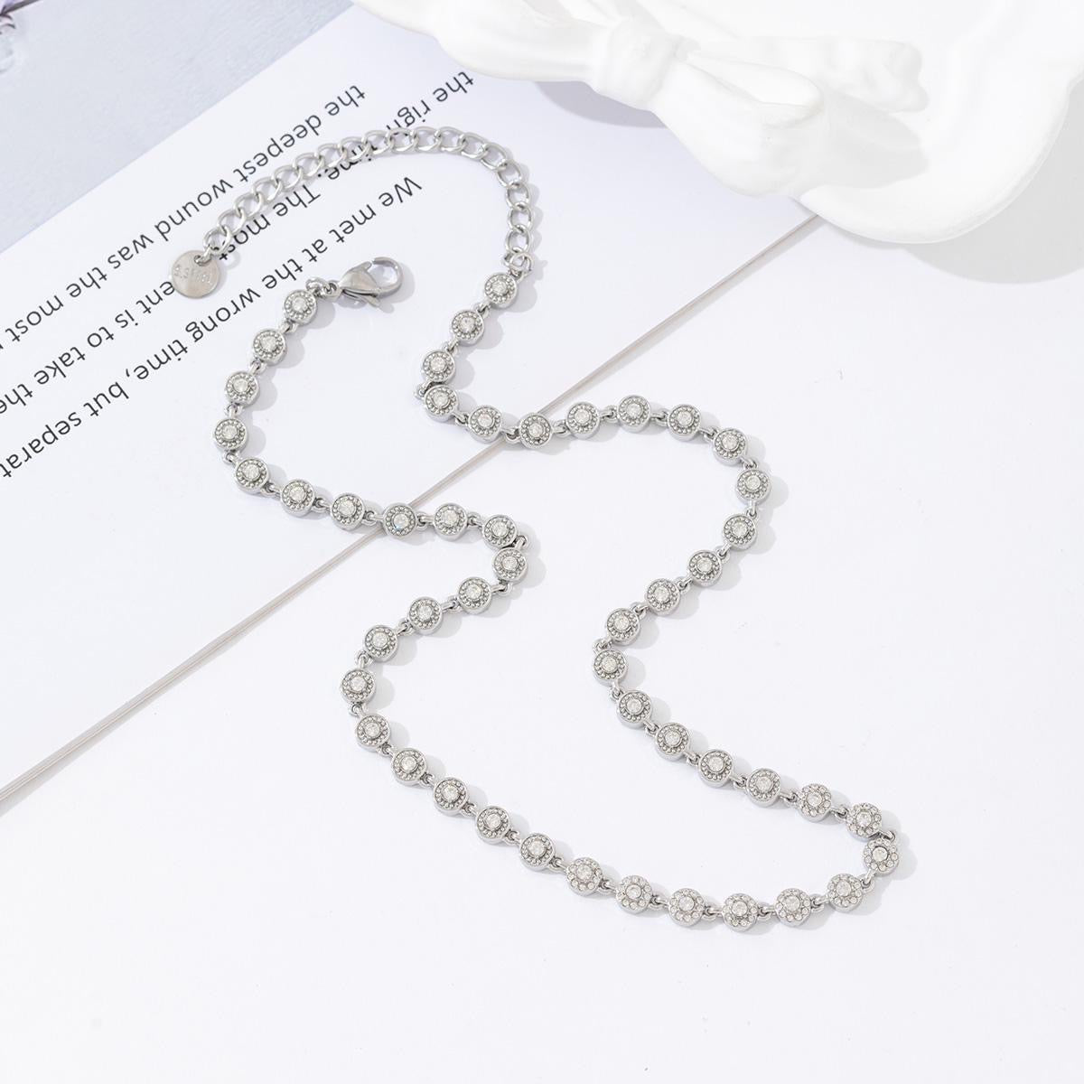 Roundy stras ketting