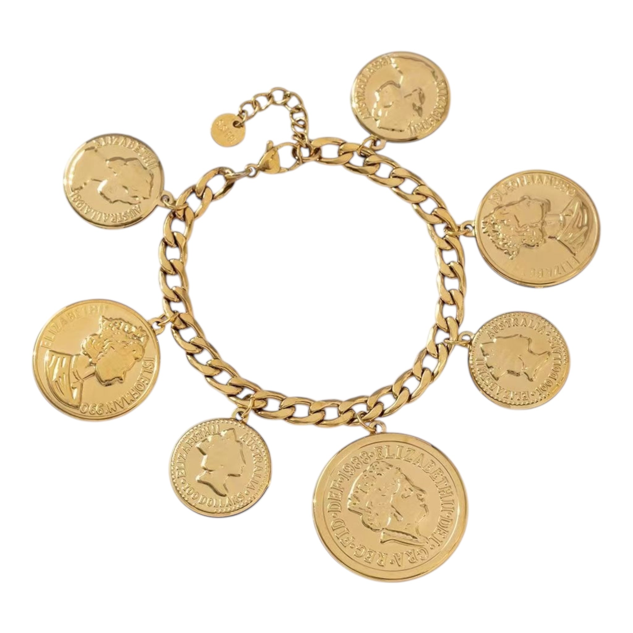 Statement coin ketting